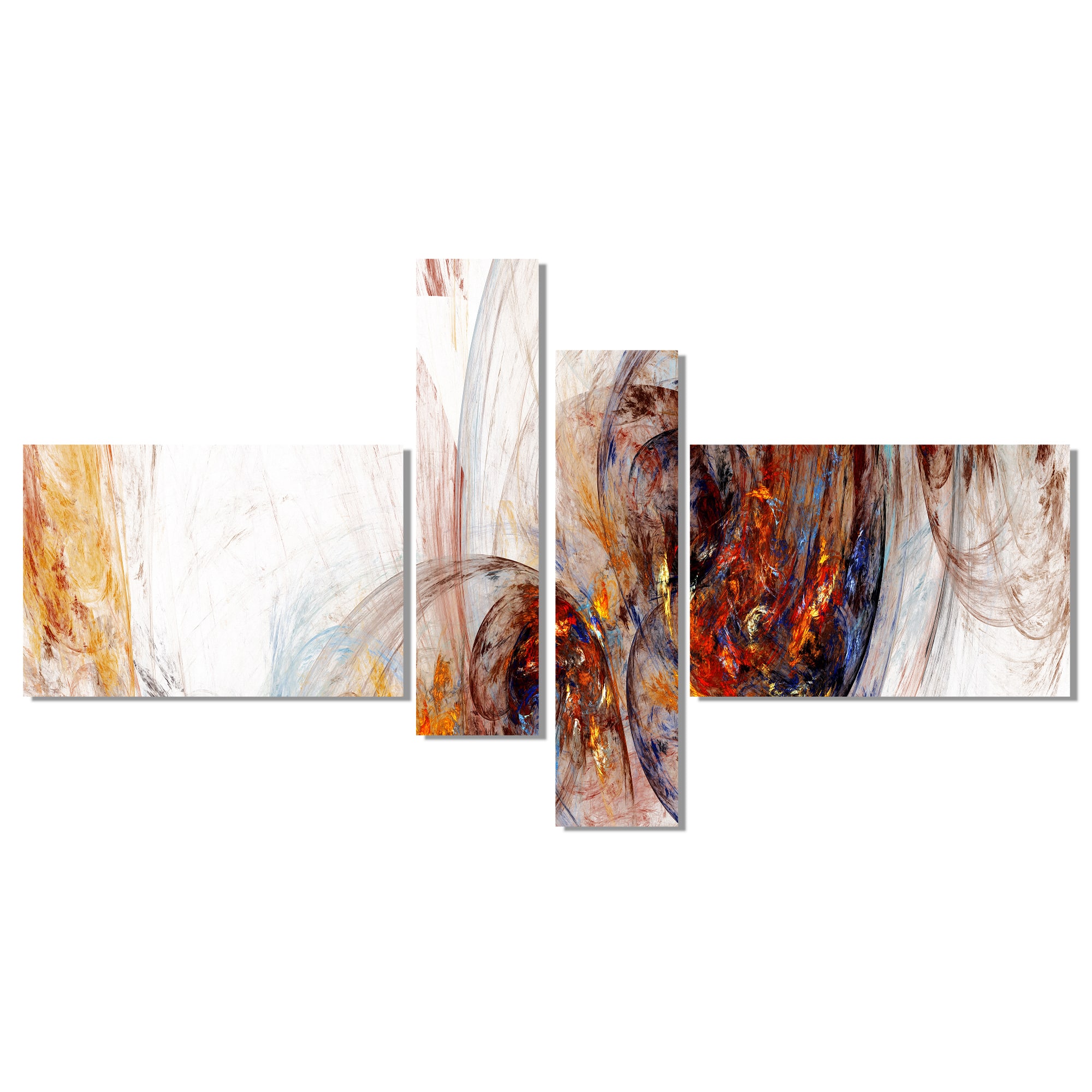 Designart - Colored Smoke Brown