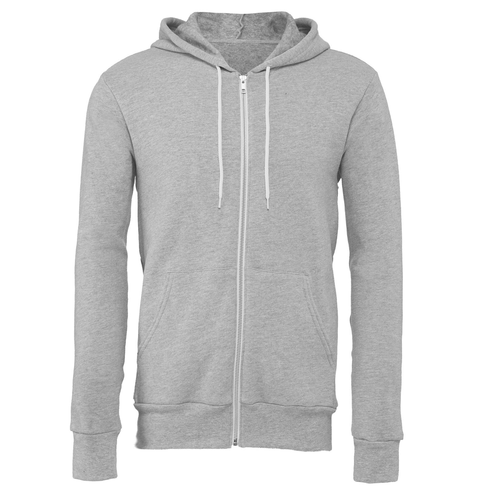 BELLA+CANVAS® Fleece Full-Zip Adult Unisex Hoodie