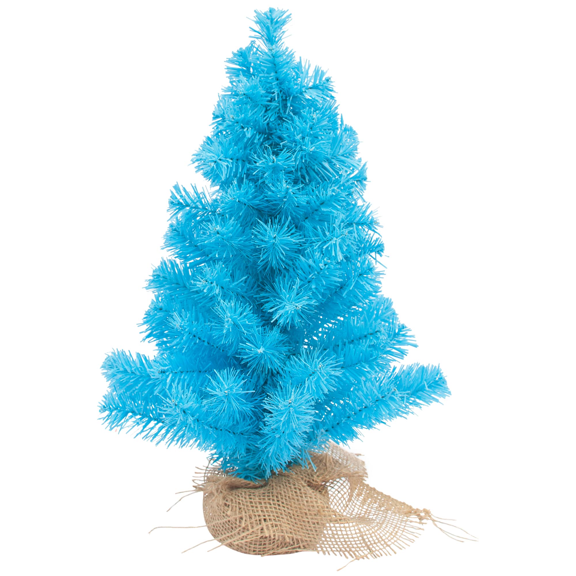 Northlight 18" Artificial Pine Christmas Tree in Natural Jute Base