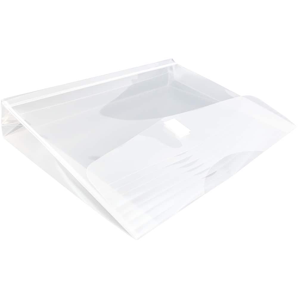 JAM Paper 9.75" x 13" Plastic Hook & Loop Closure Envelopes, 12ct.