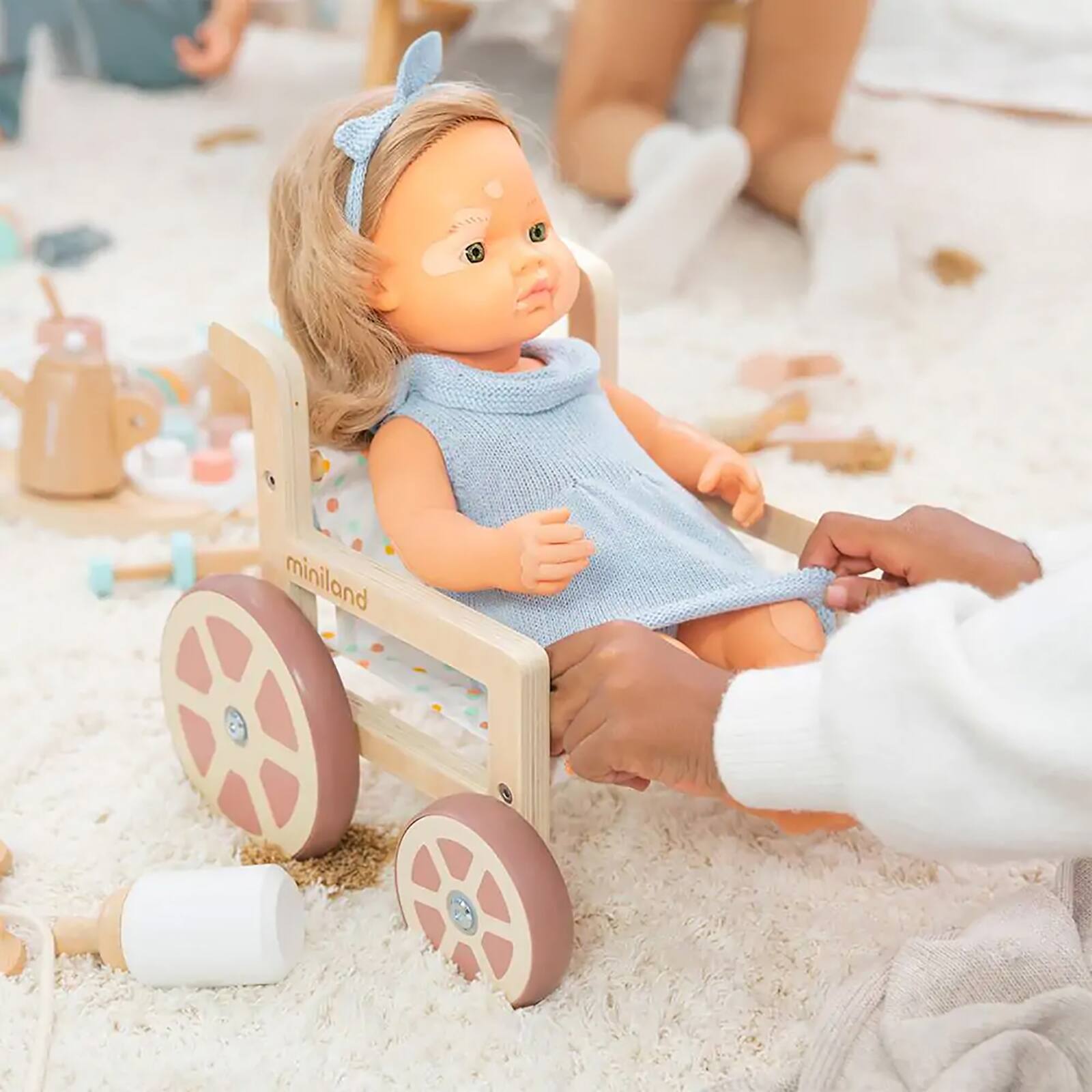 Miniland Wooden Wheelchair Doll Accessory