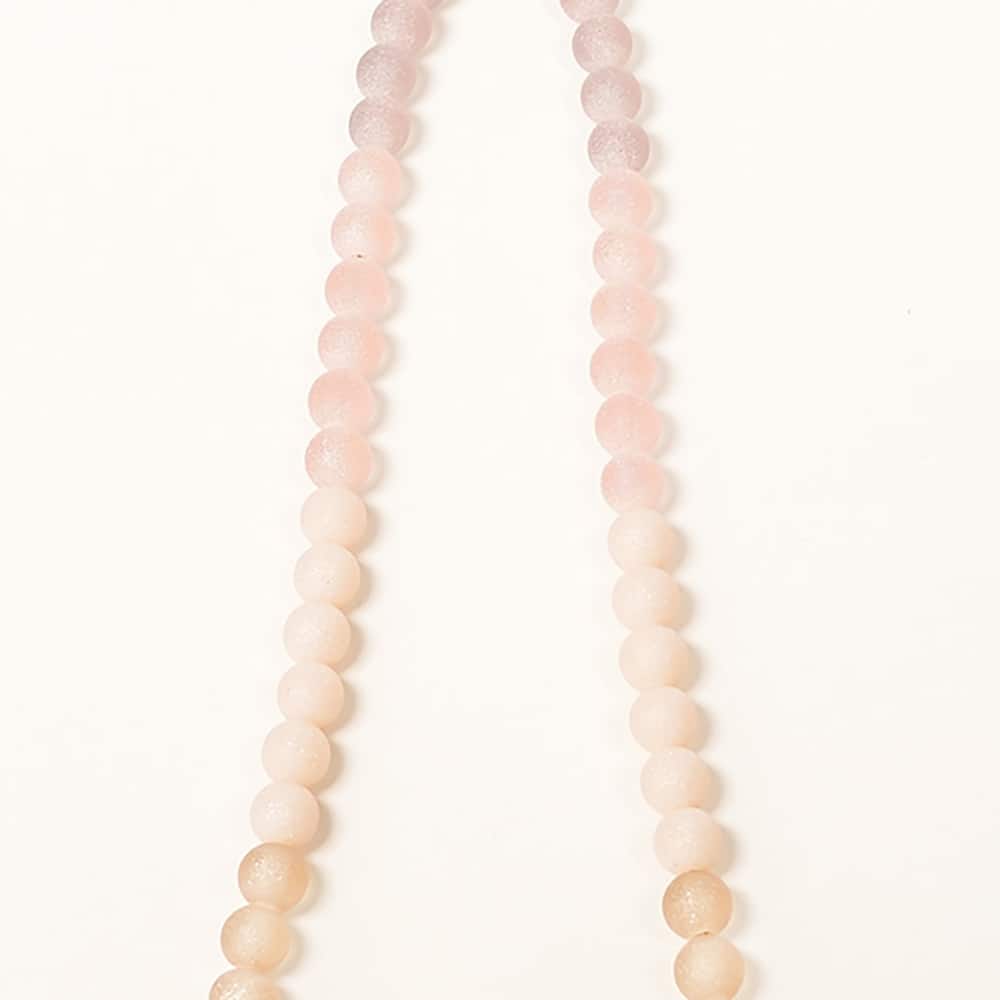 Jesse James Beads 8mm Round Frosted Purple & Pink Ombre Beads