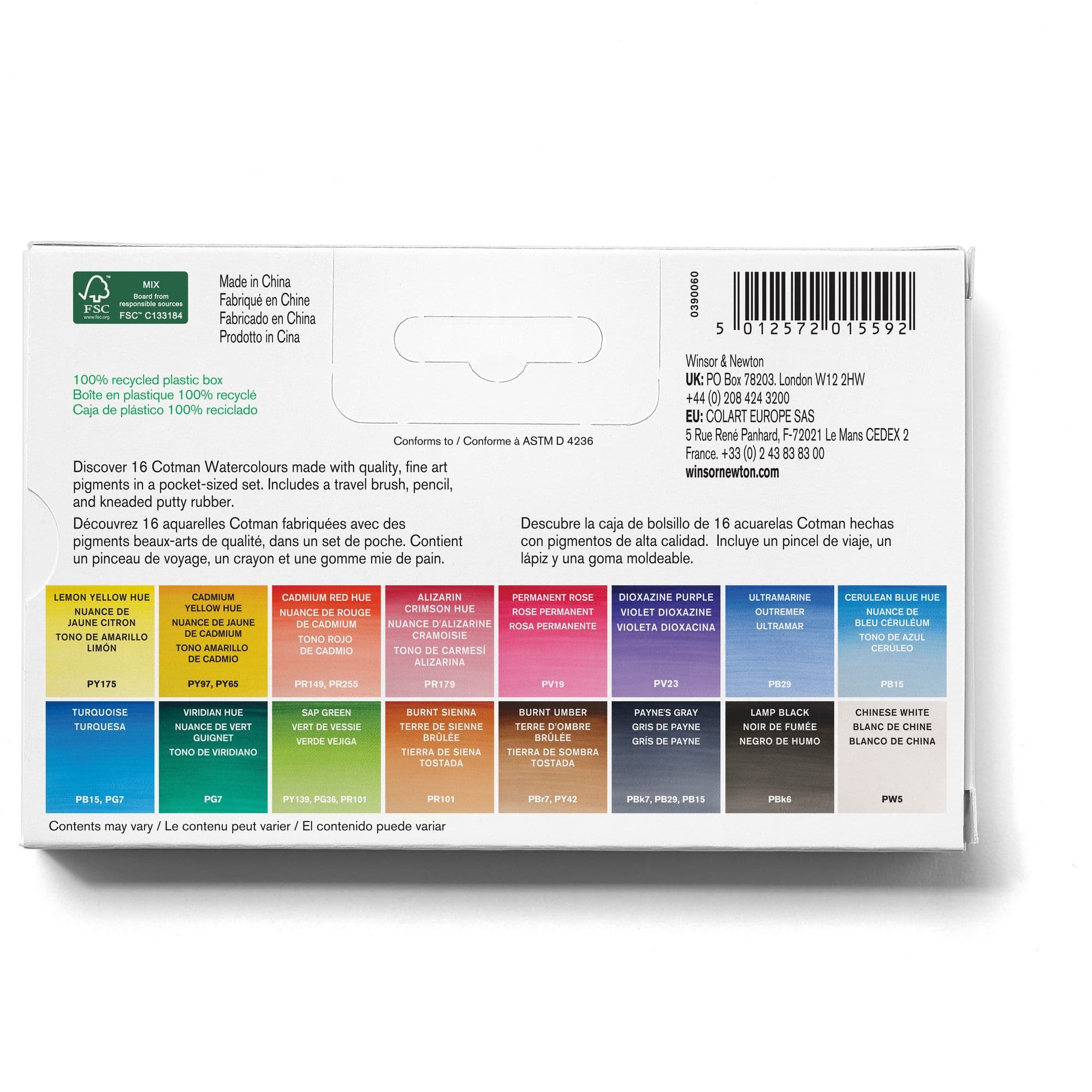 Winsor & Newton™ Cotman Watercolour™ Complete Pocket Set