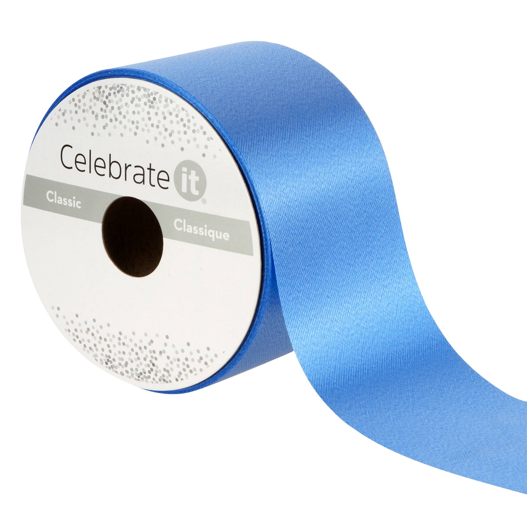 12 Pack: 2.5" x 50yd. Satin Floral Ribbon by Celebrate It®