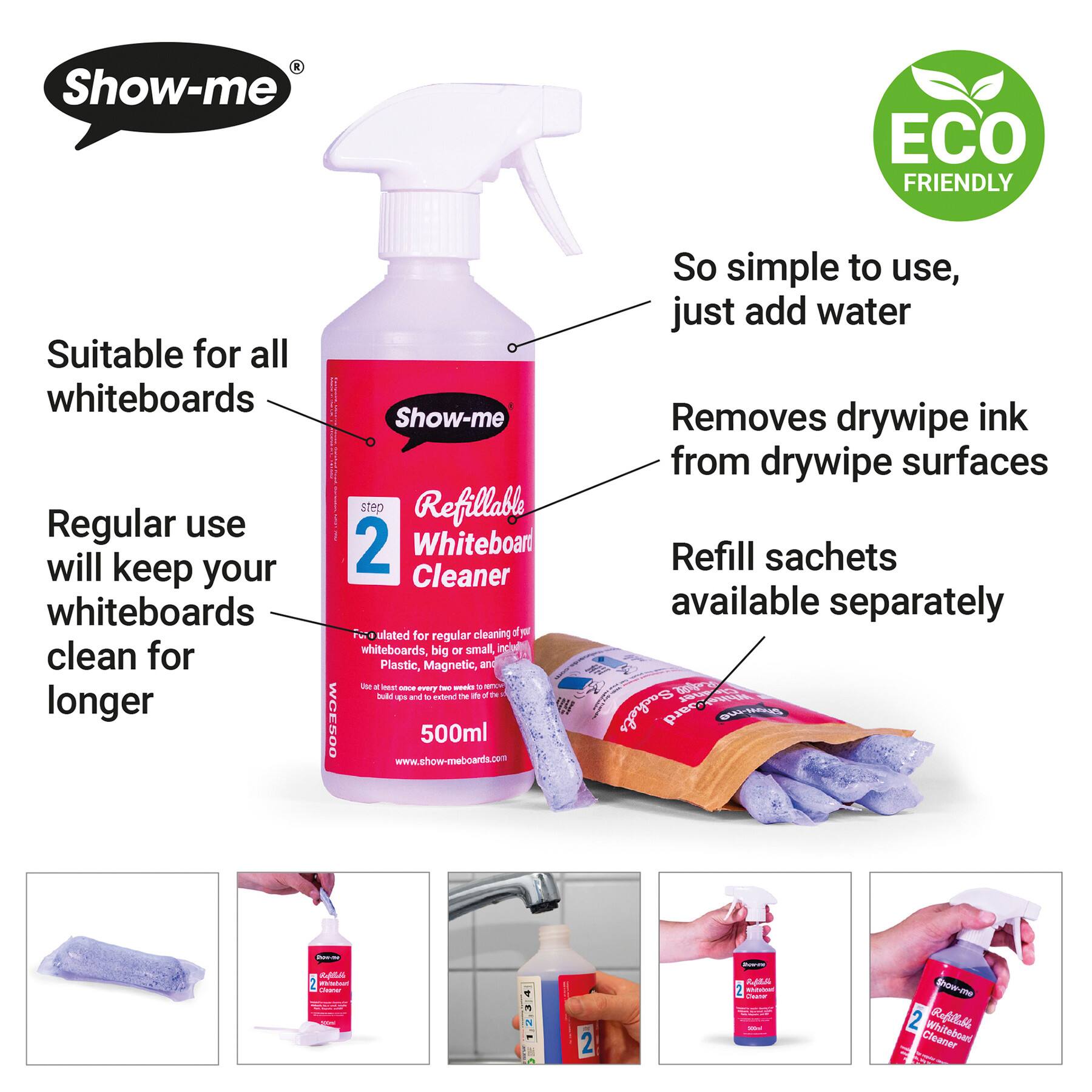 Show-me® 16.9 fl. oz. Refillable Dry Erase Board Cleaner, 6ct.