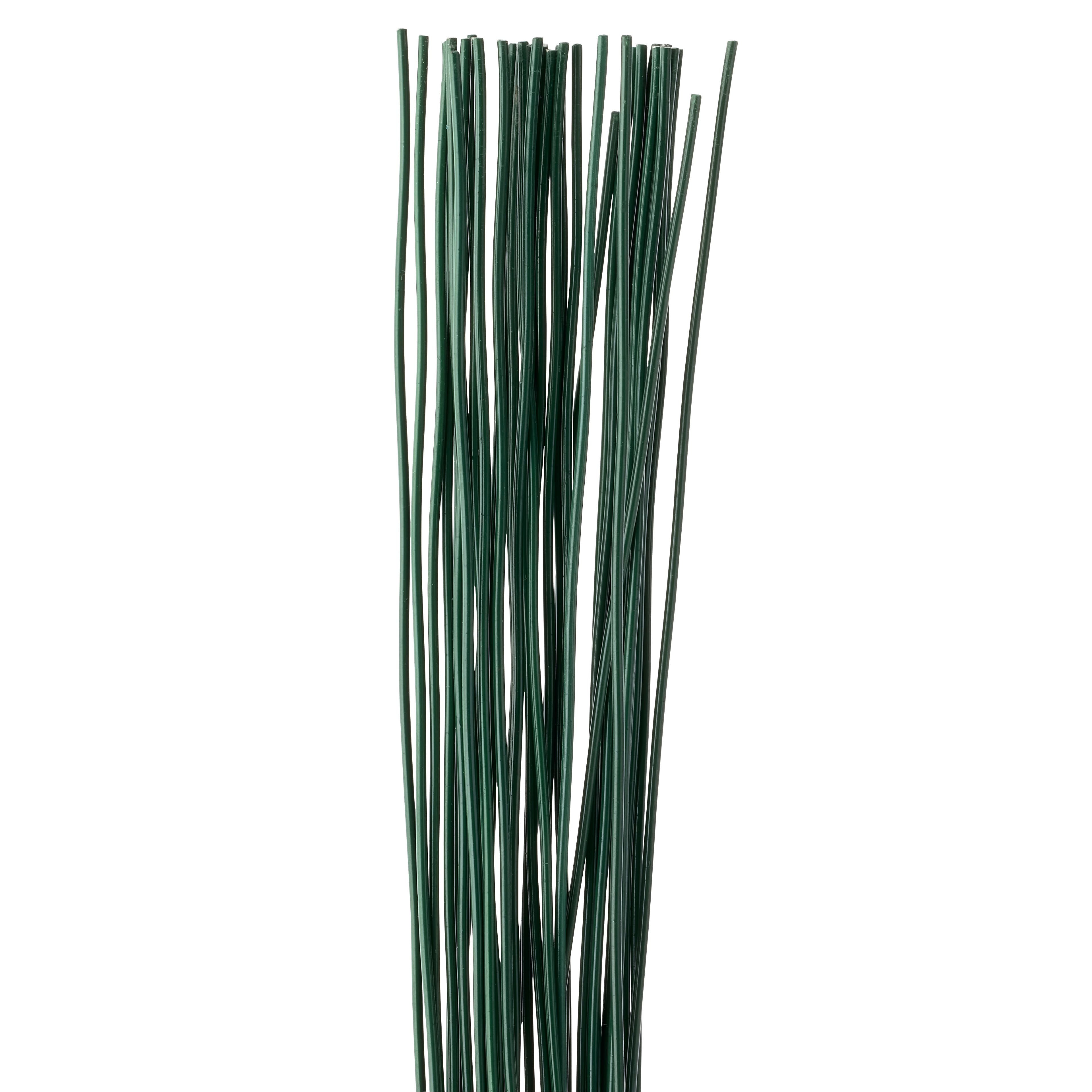 12 Packs: 35 ct. (420 total) 22 Gauge Green Stem Wire by Ashland®