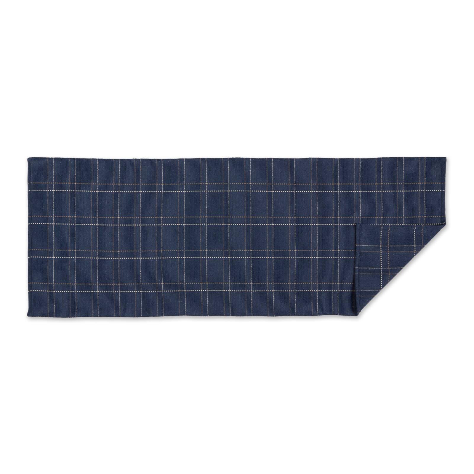 DII® Variegated Plaid Recycled Yarn Floor Runner
