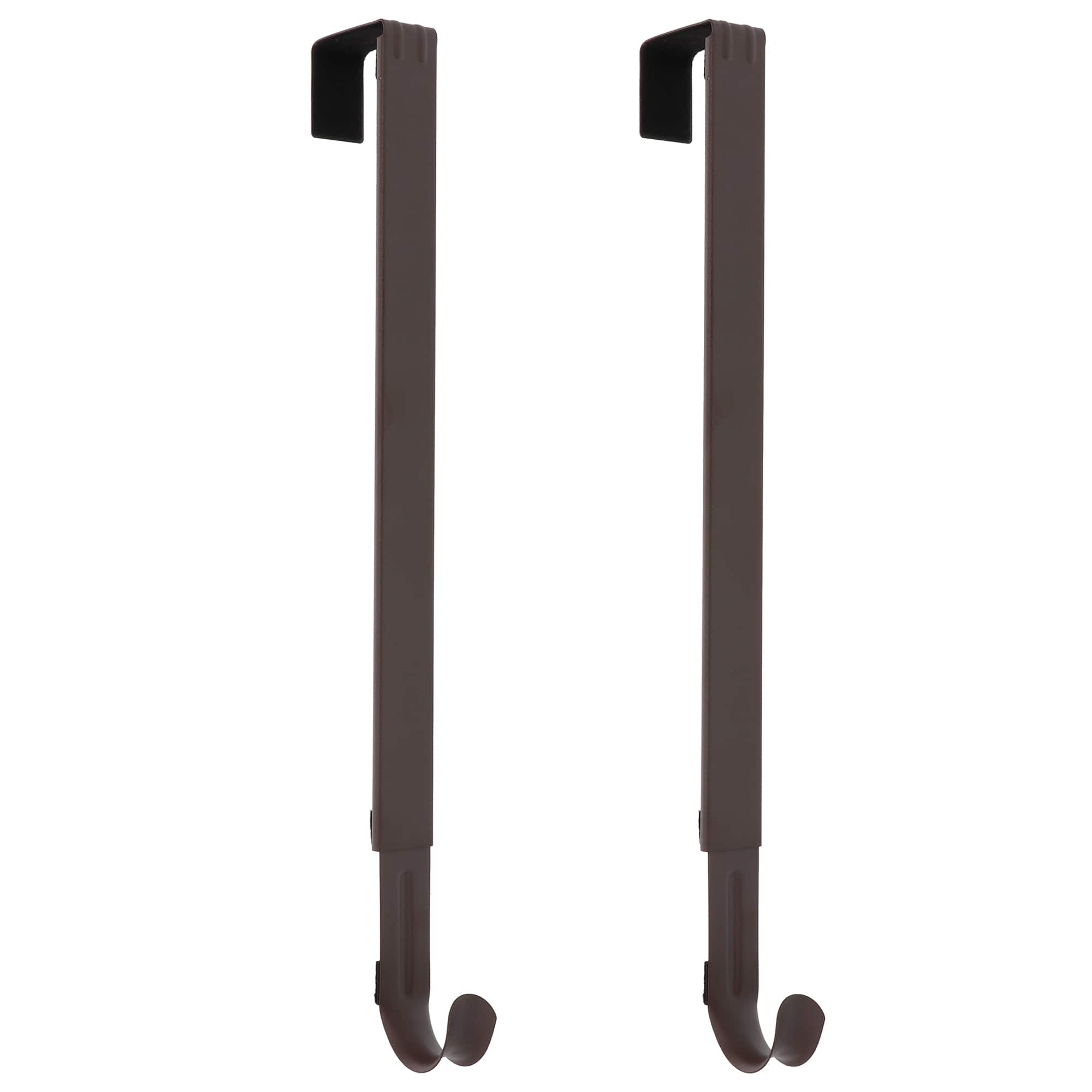 Haute Decor Adapt™ Matte Brown Adjustable Wreath Hanger, 2ct.
