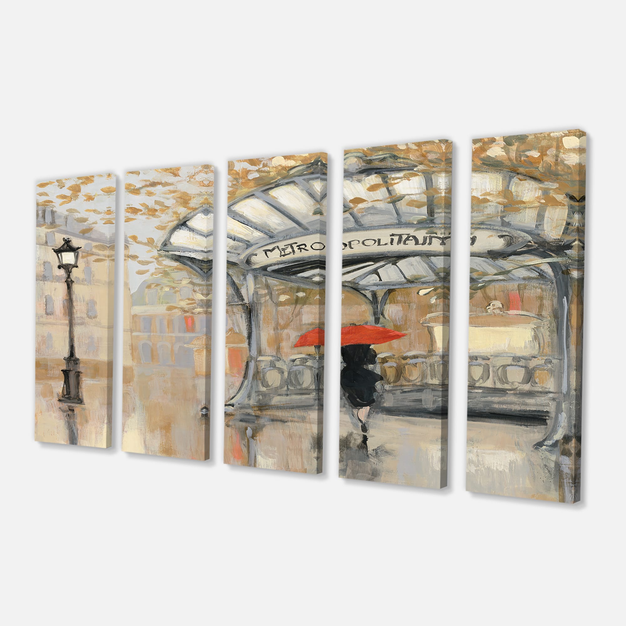 Designart - Love in Paris IV - Romantic French Country Canvas Artwork 
