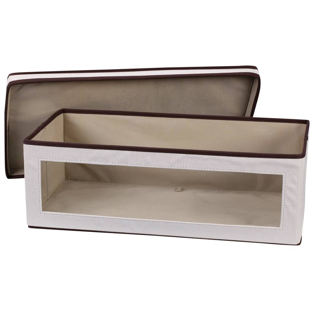 Household Essentials White Tabletop Storage Box Set