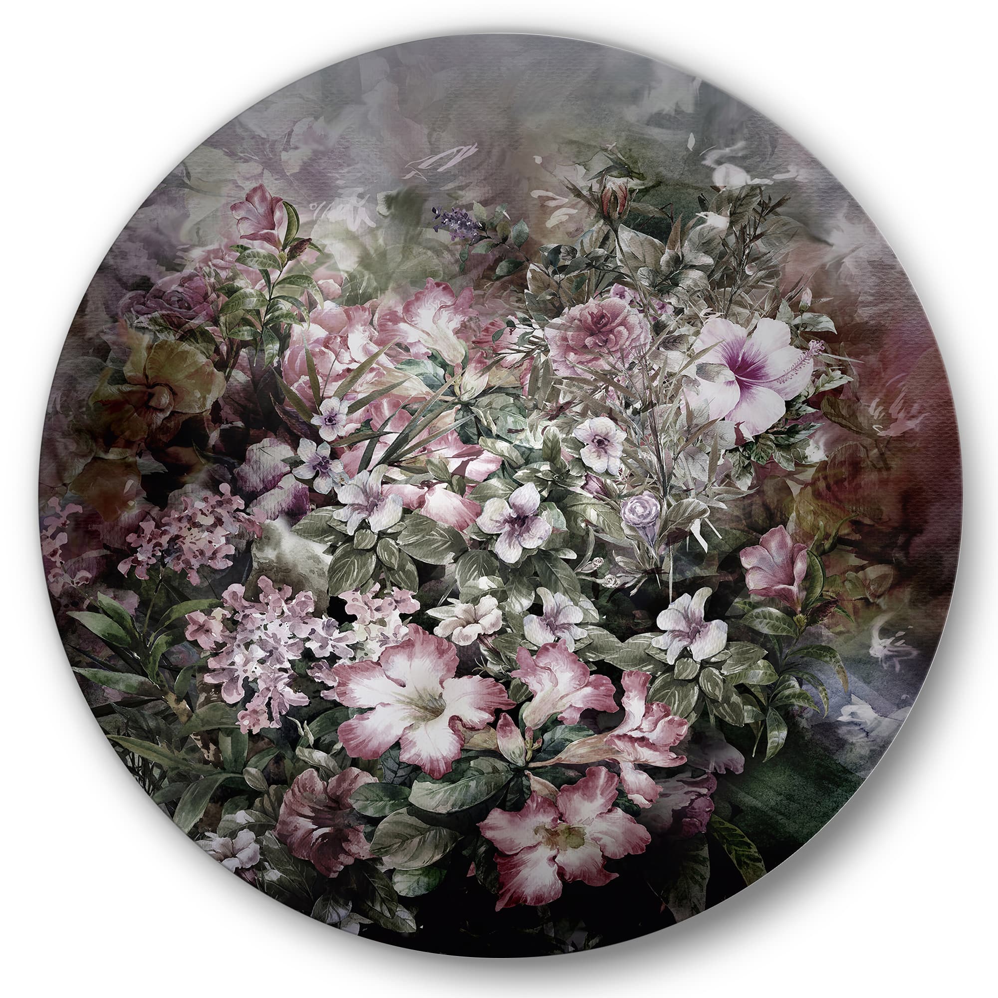 Designart - Retro Drawing of Flowers IV