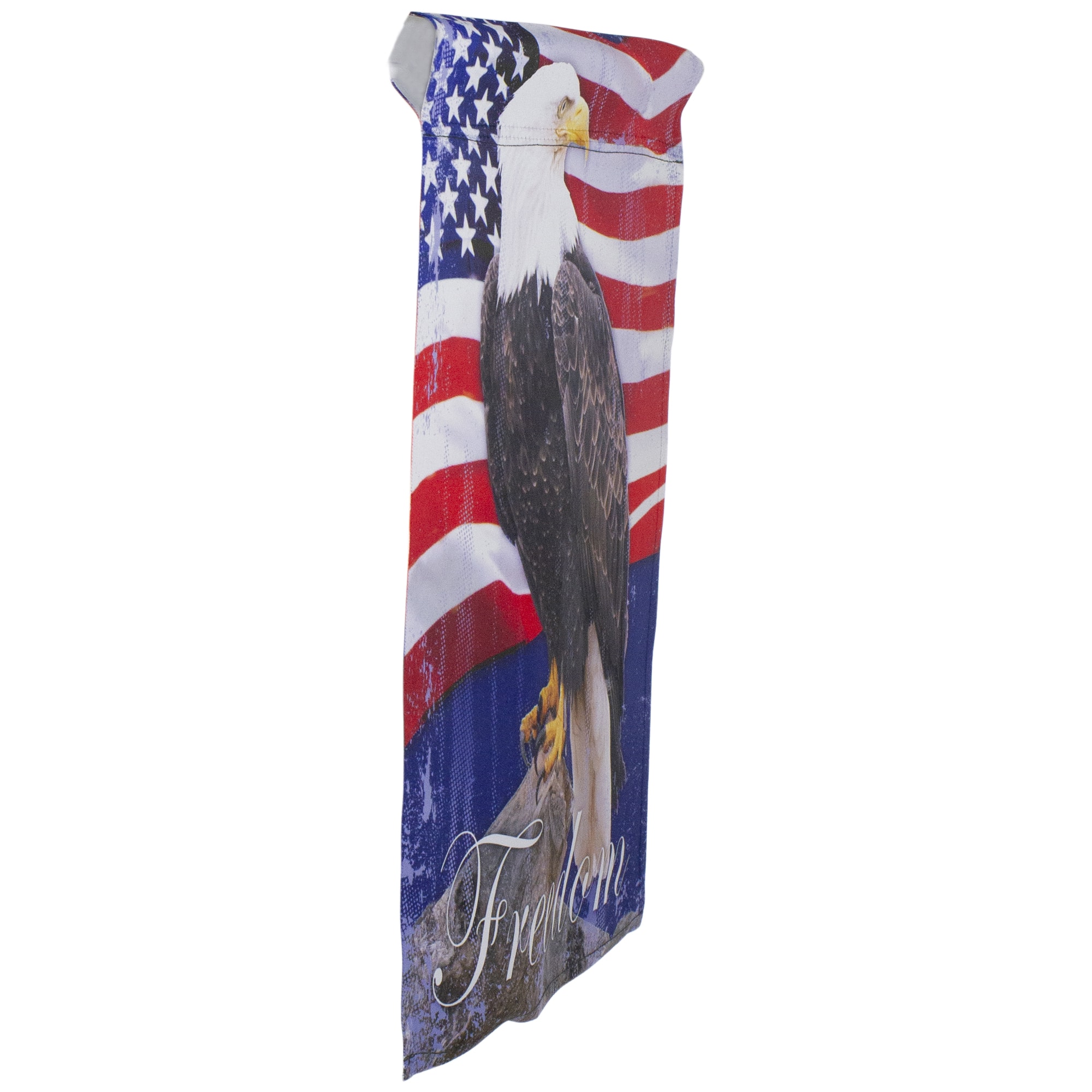 Freedom Bald Eagle Patriotic Outdoor Garden Flag 12.5" x 18"