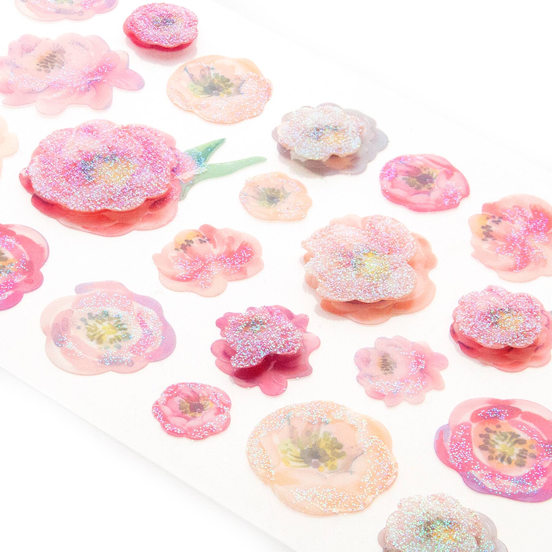 12 Packs: 31 ct. (372 total) Watercolor Peony Dimensional Stickers by Recollections™