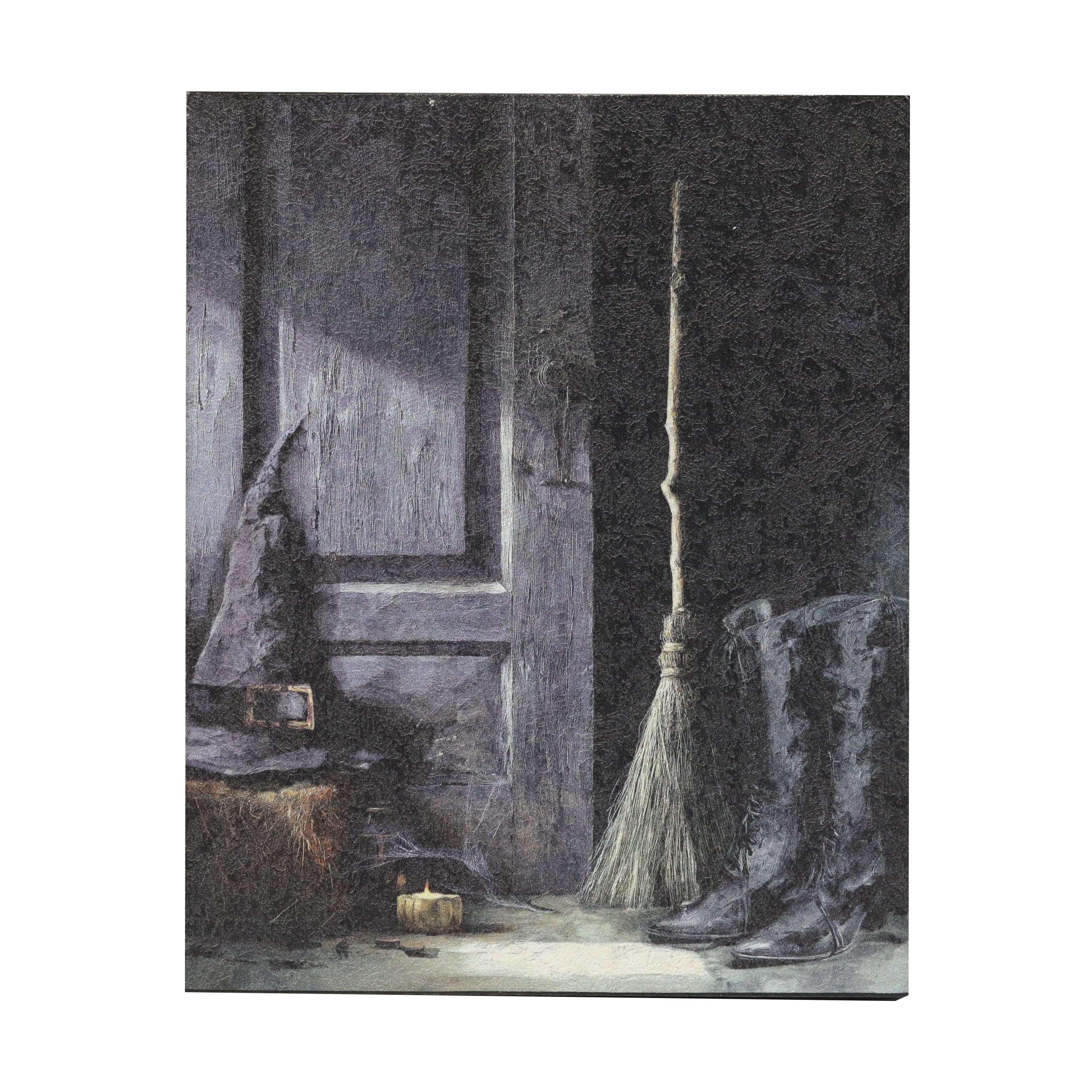 14.25" Witch Boots, Hat & Broom Wall Décor by Ashland®