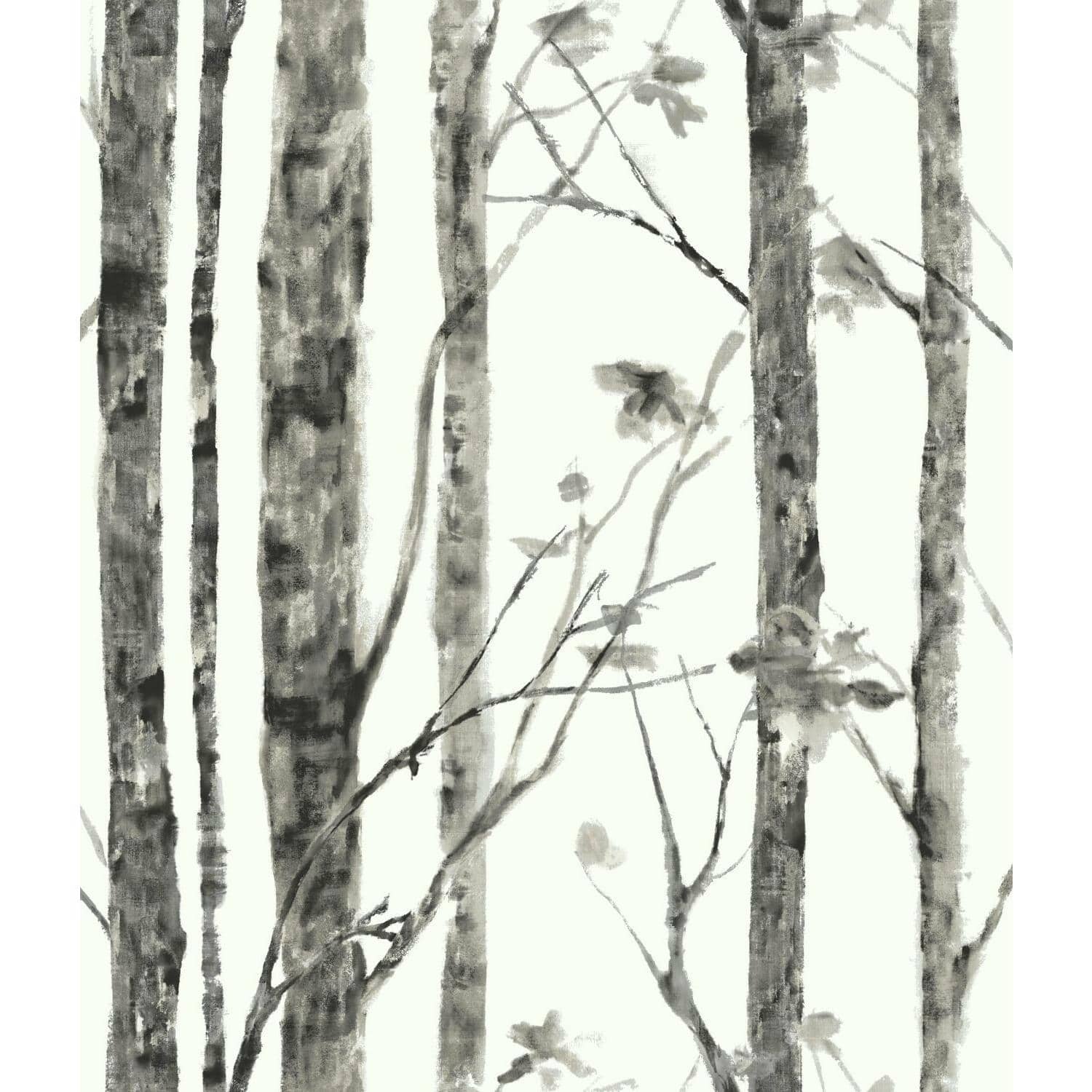 RoomMates Trees Peel & Stick Wallpaper