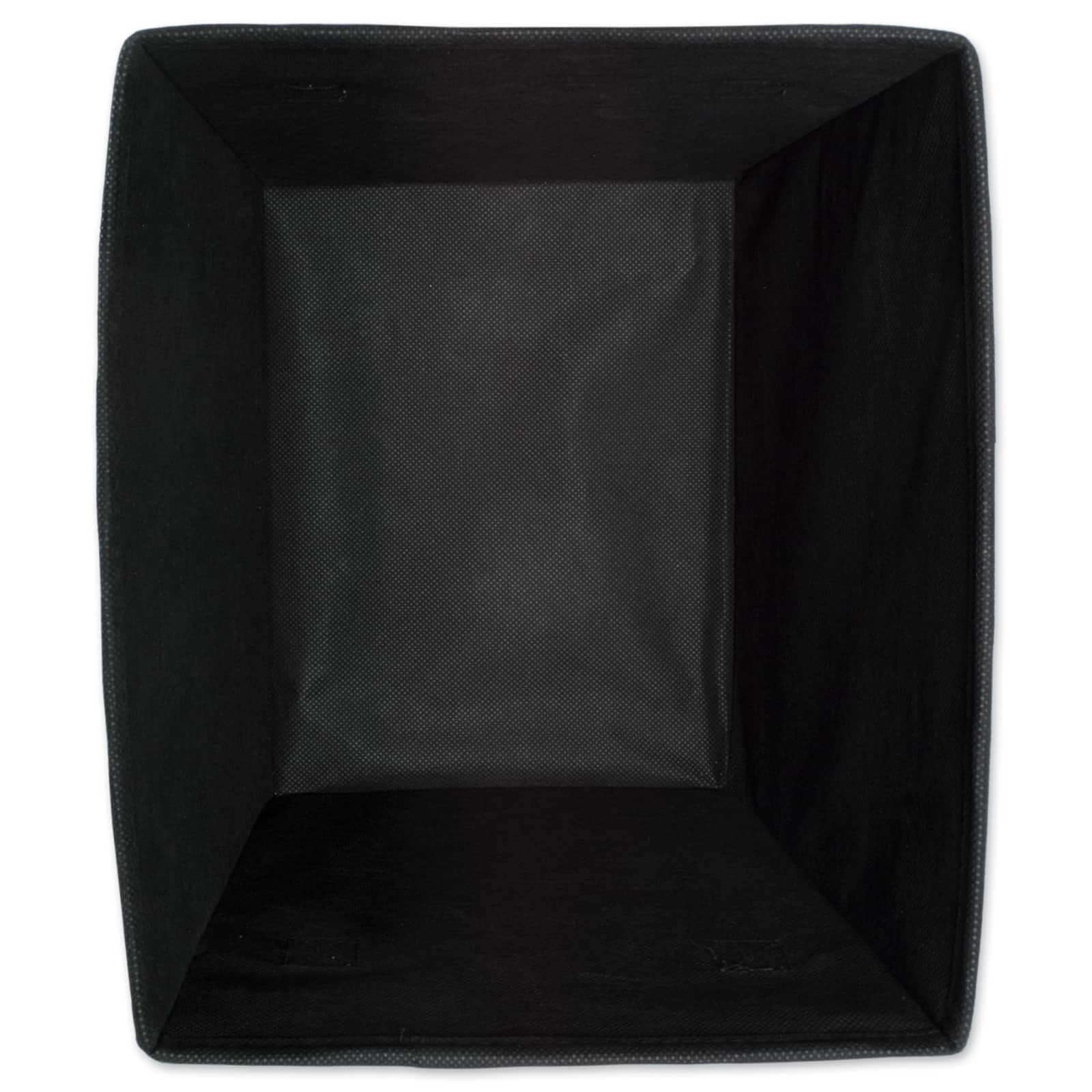 DII® Black Marble Trapezoid Mixed Laundy Bin Set, 4ct.