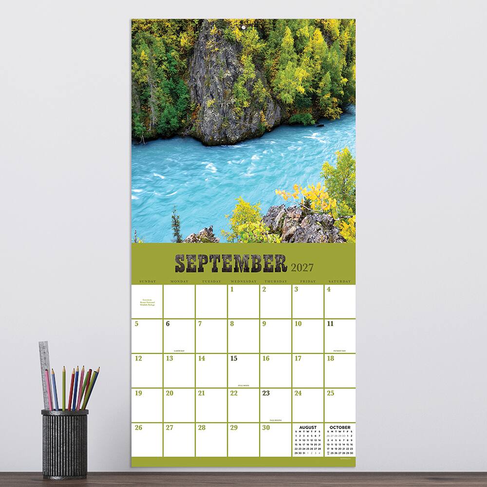 2027 Alaska Wall Calendar