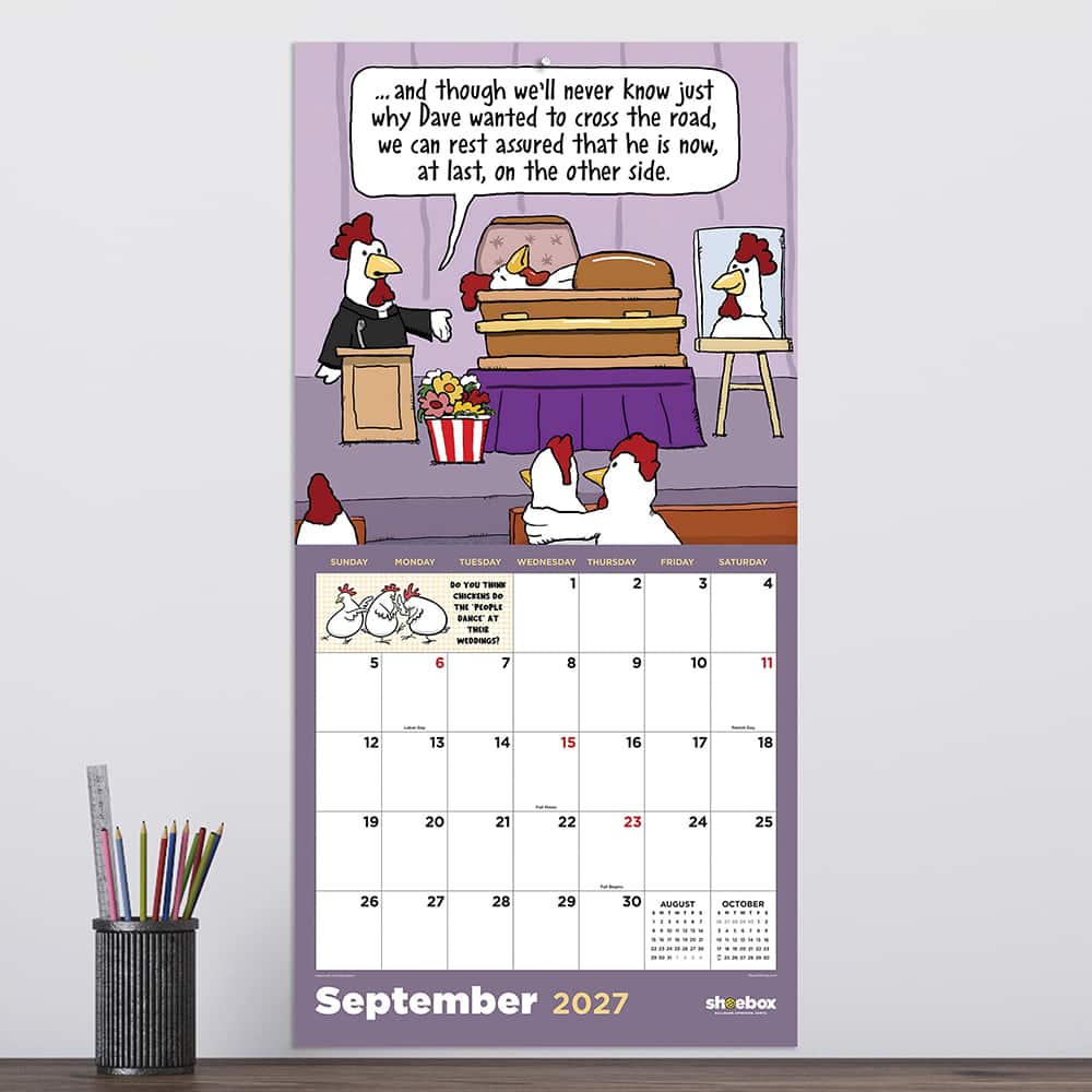 2027 Shoebox: Laugh Out Loud Wall Calendar