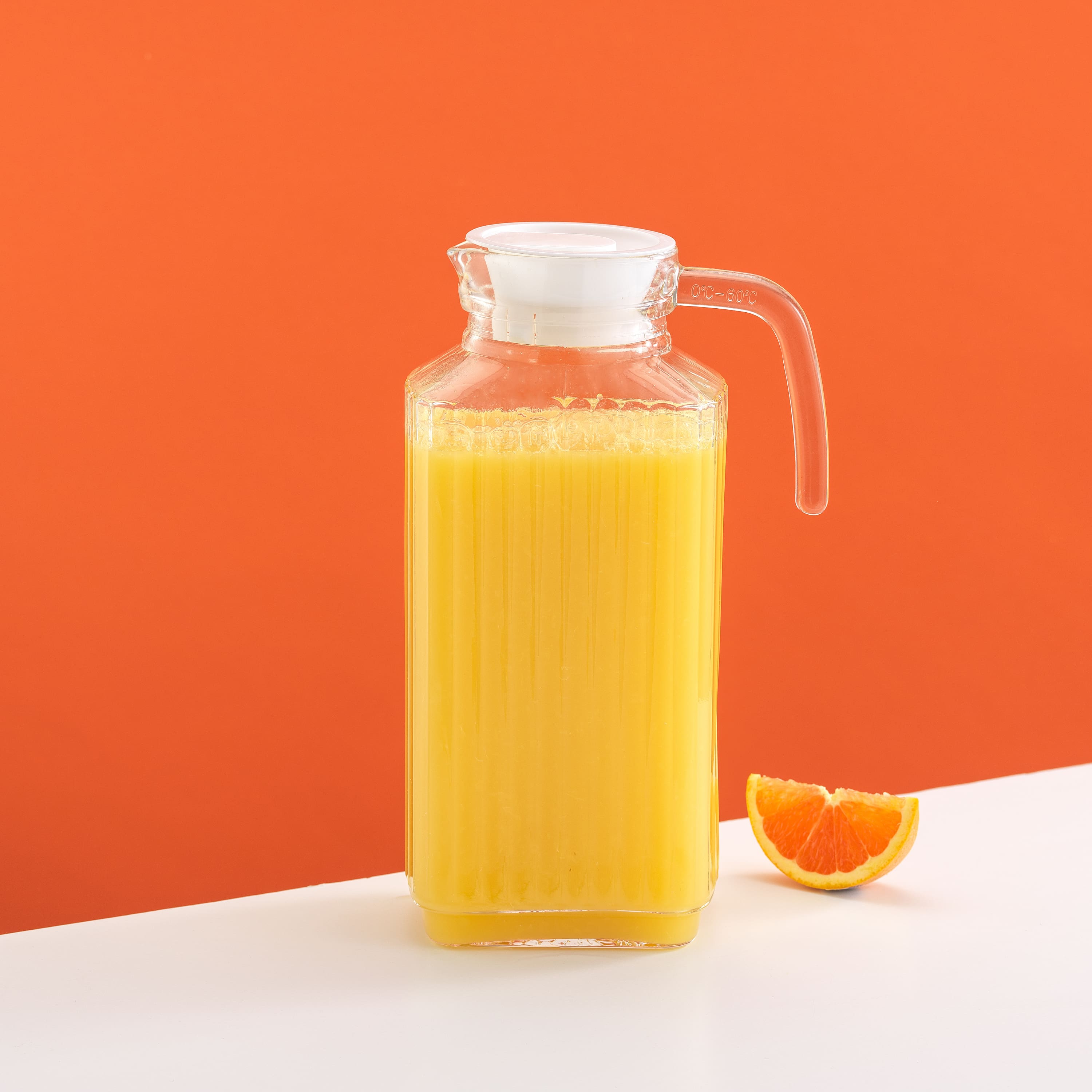JoyJolt® 60oz. Beverage Serveware Glass Pitcher