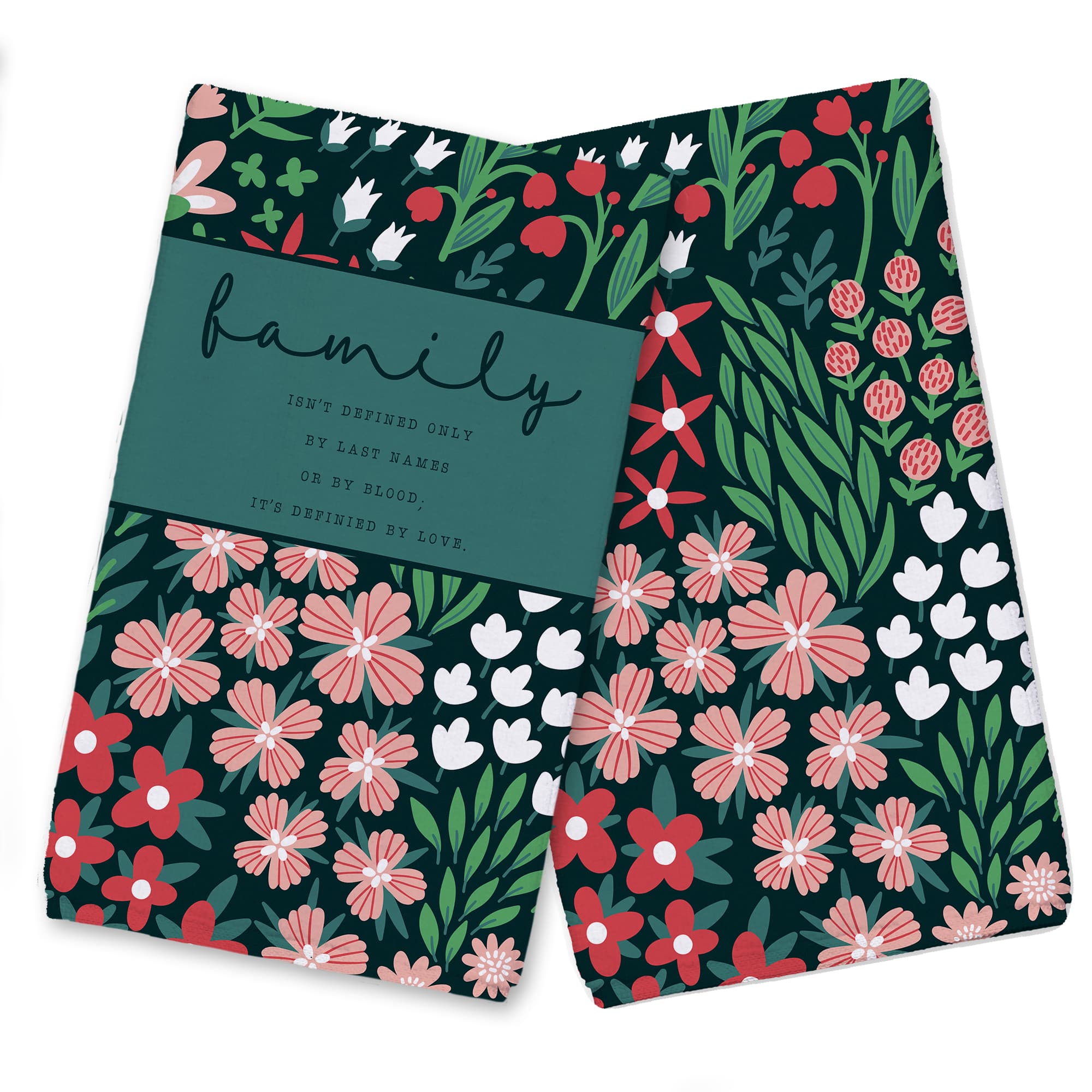 Floral Family Hand Towel Set