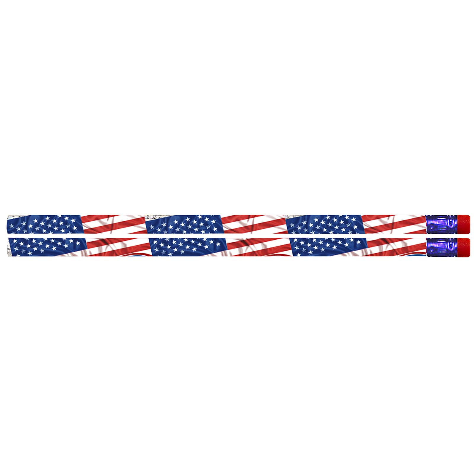Musgrave Pencil Company Flags & Fireworks Pencil, 12 Packs of 12