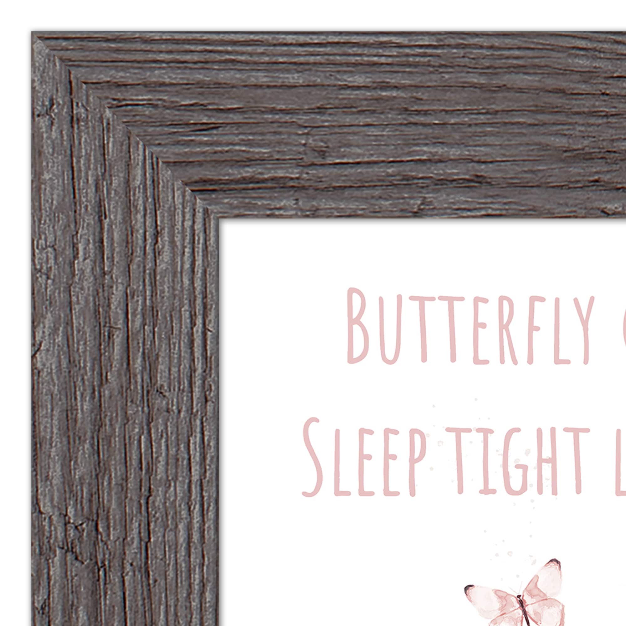 Butterfly Kisses & Ladybug Hugs Western 14" x 11" Framed Print