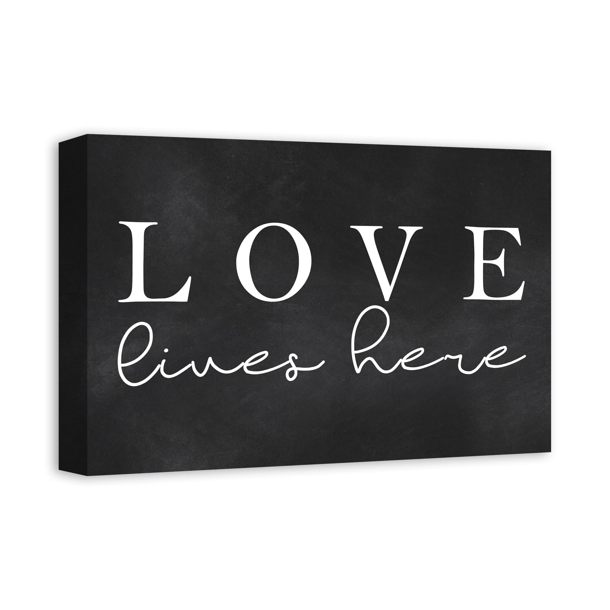 Love Lives Here Canvas Art