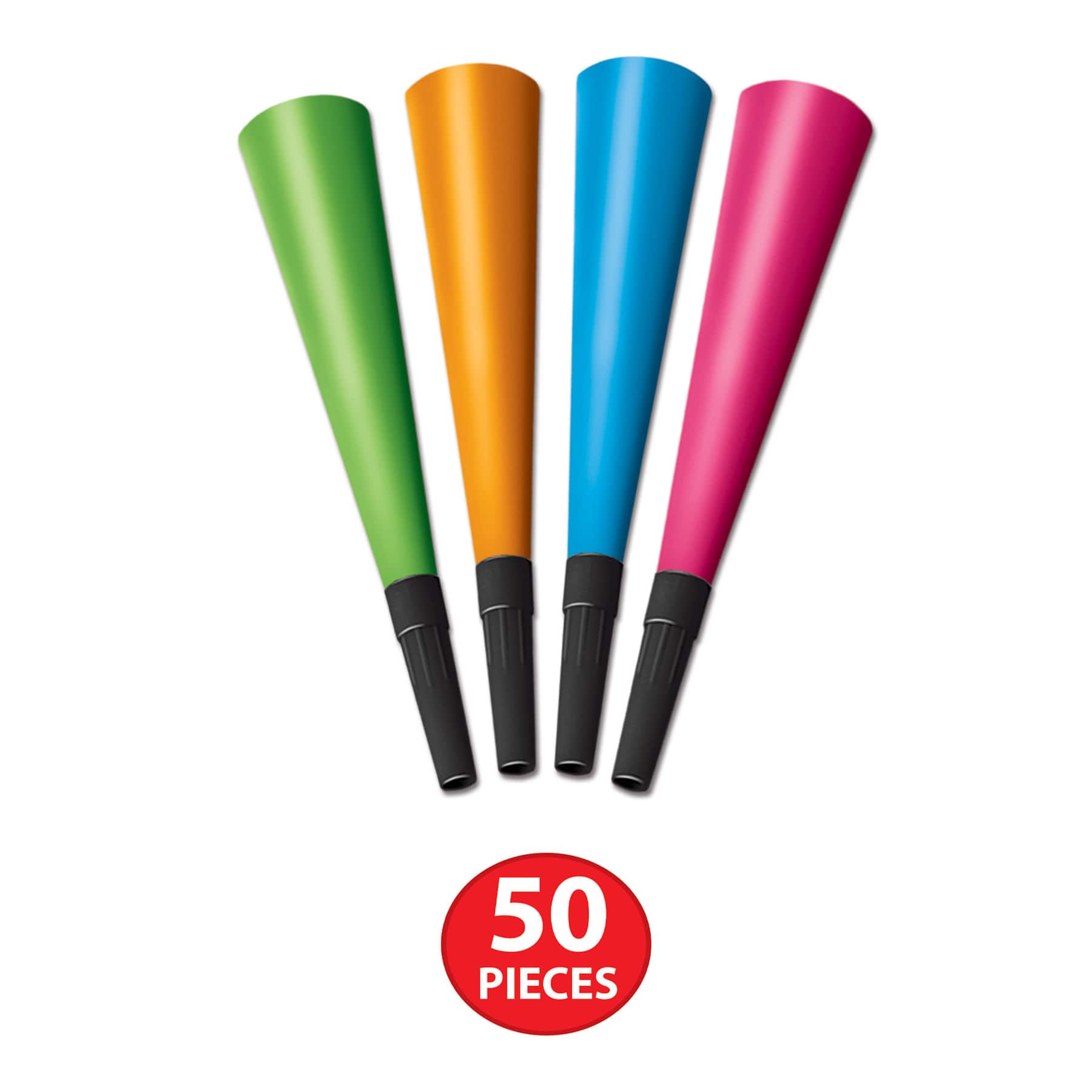 Beistle Neon New Year Legacy Party Favor Kit for 50
