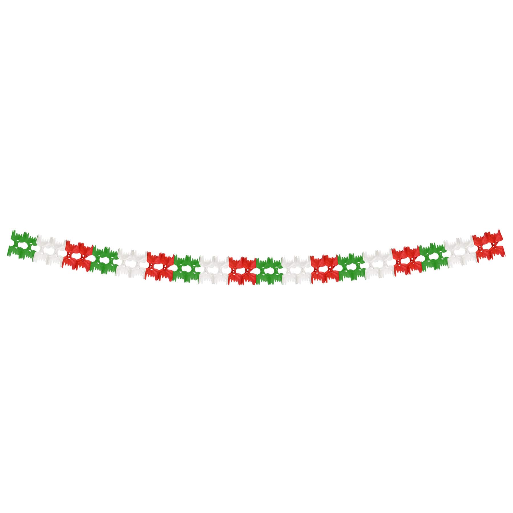 Beistle 14.5ft. Red, White & Green Pageant Garland