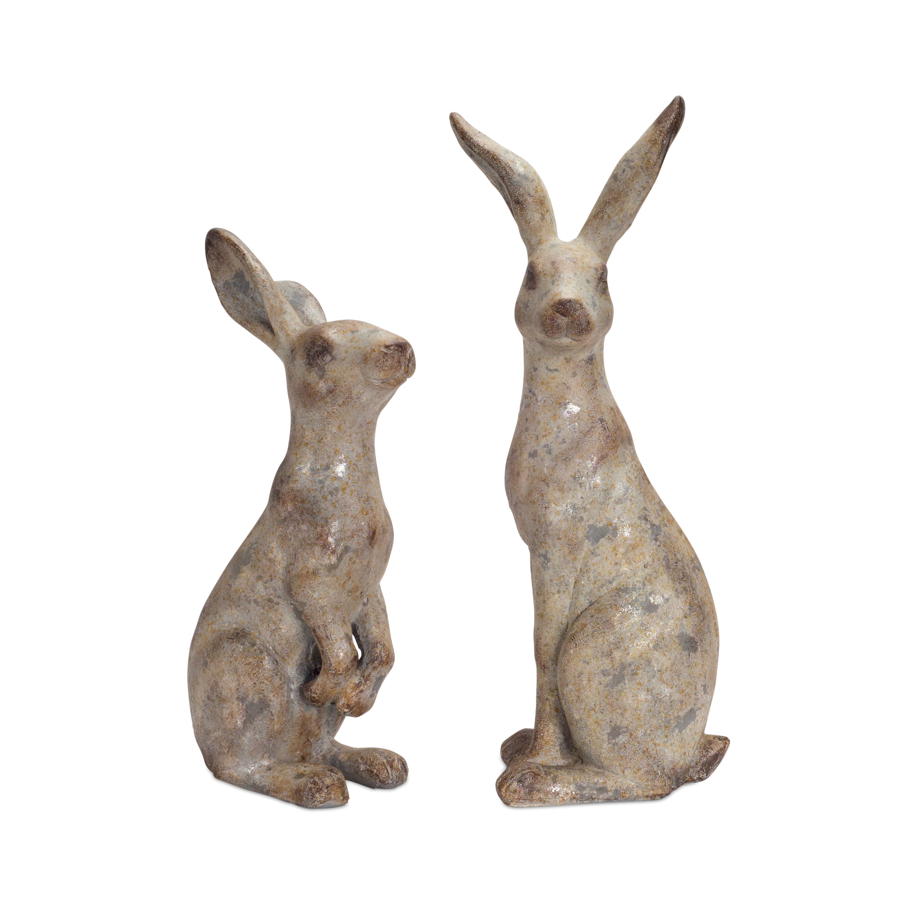 Tall Rabbit Figurine Set