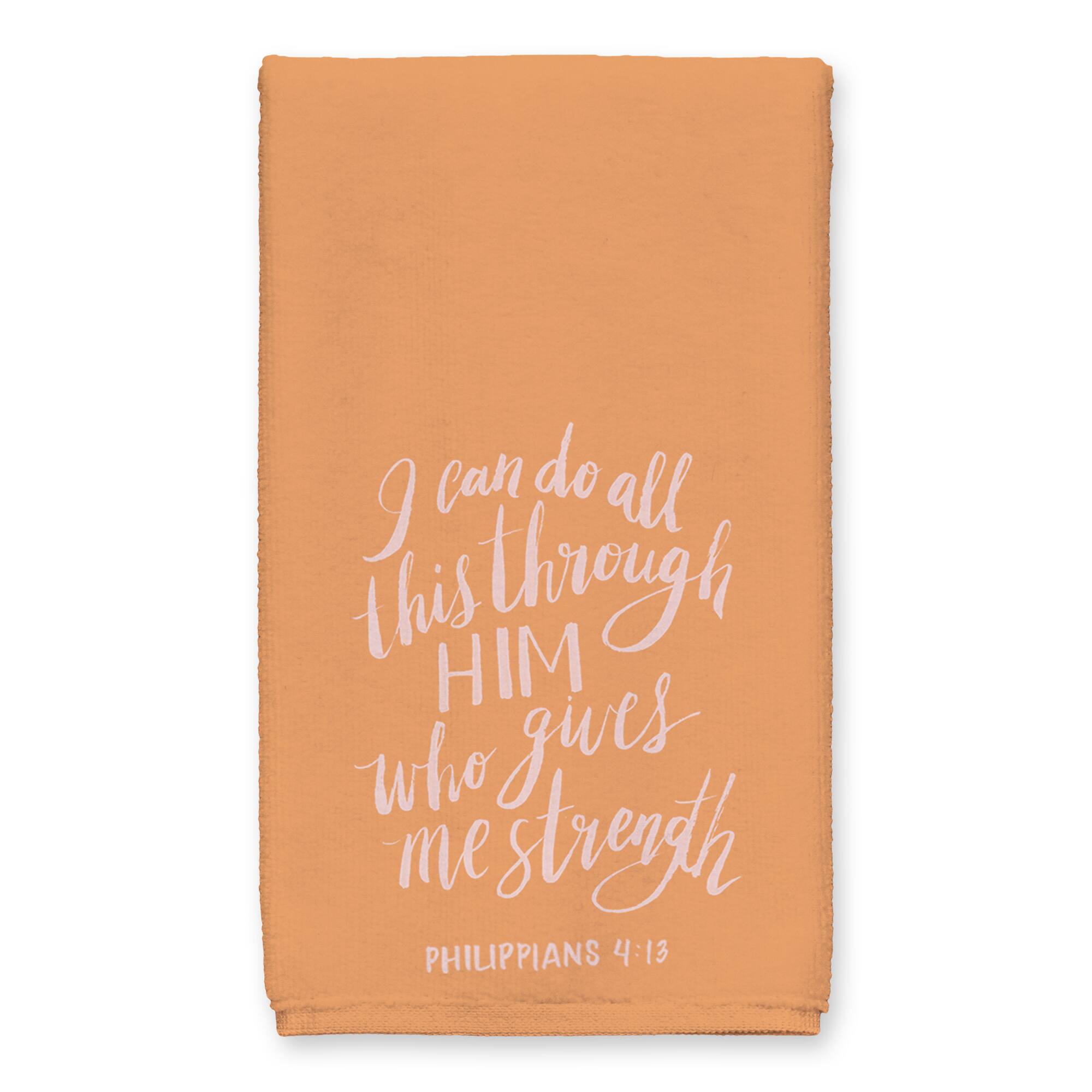 All Things Through Him Tea Towel Set