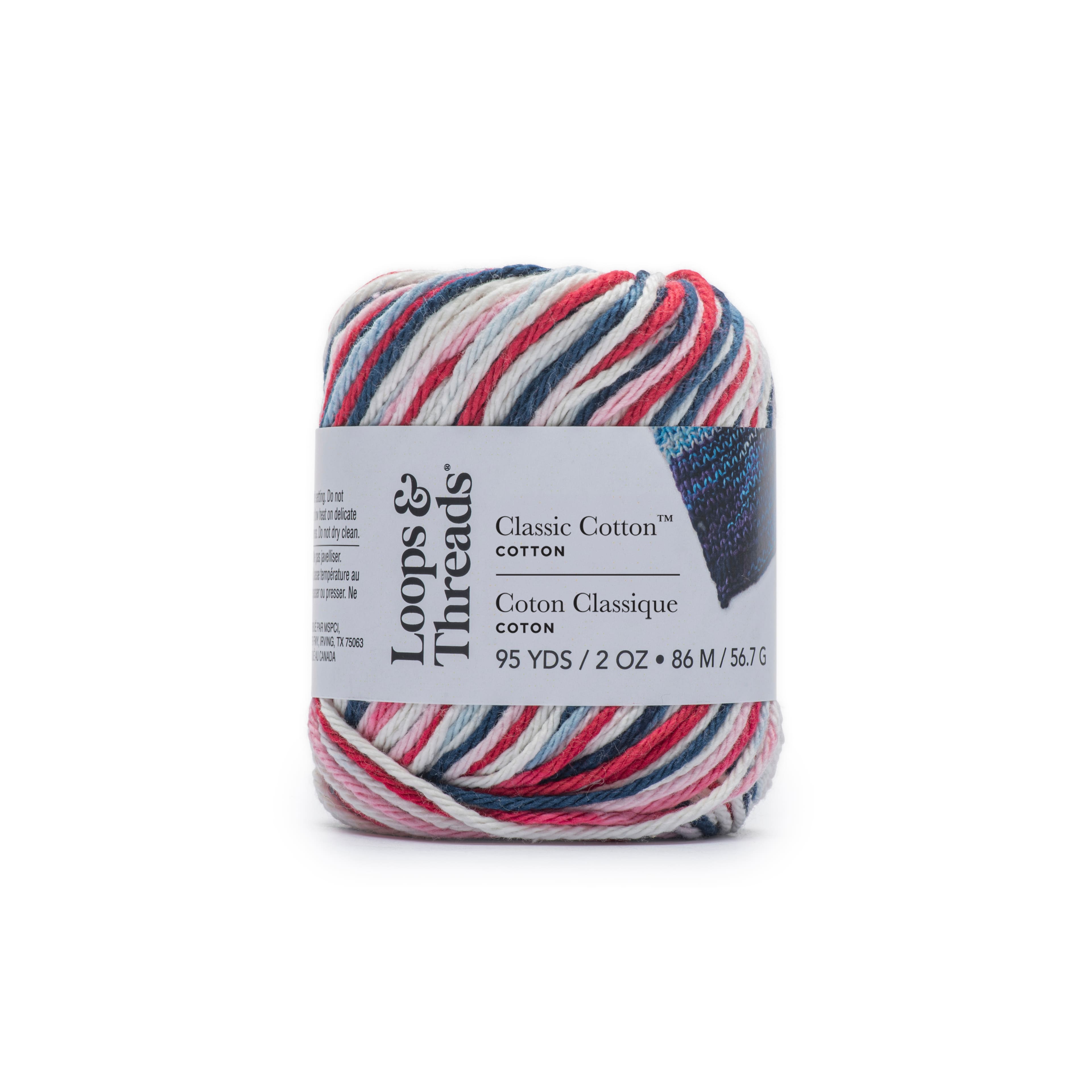 18 Pack: Classic Cotton™ Patterned Yarn by Loops & Threads®
