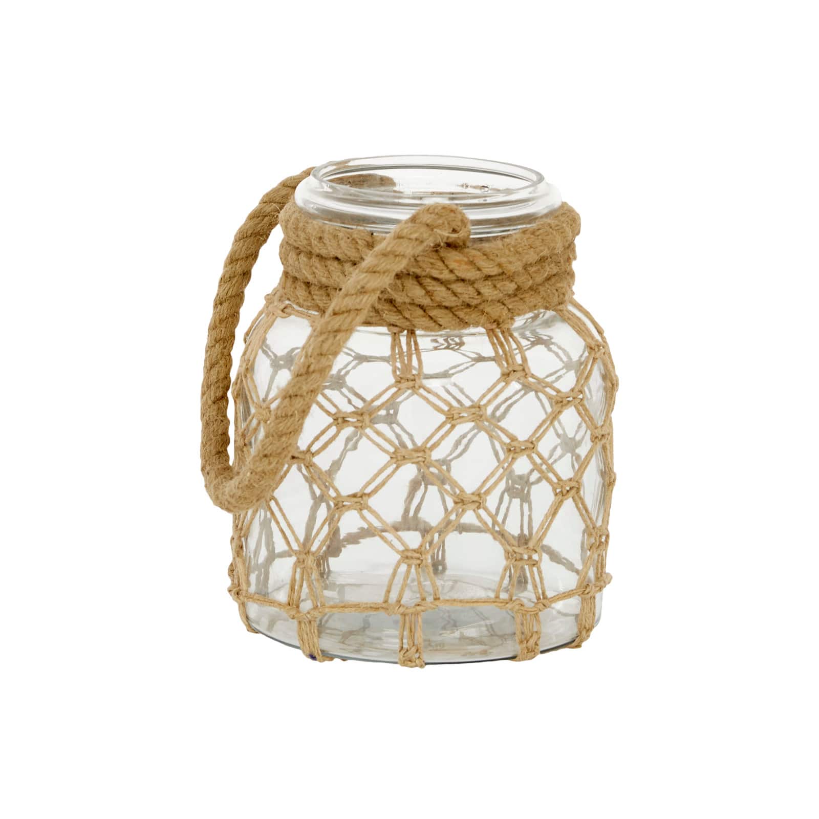 Brown Glass Coastal Lantern