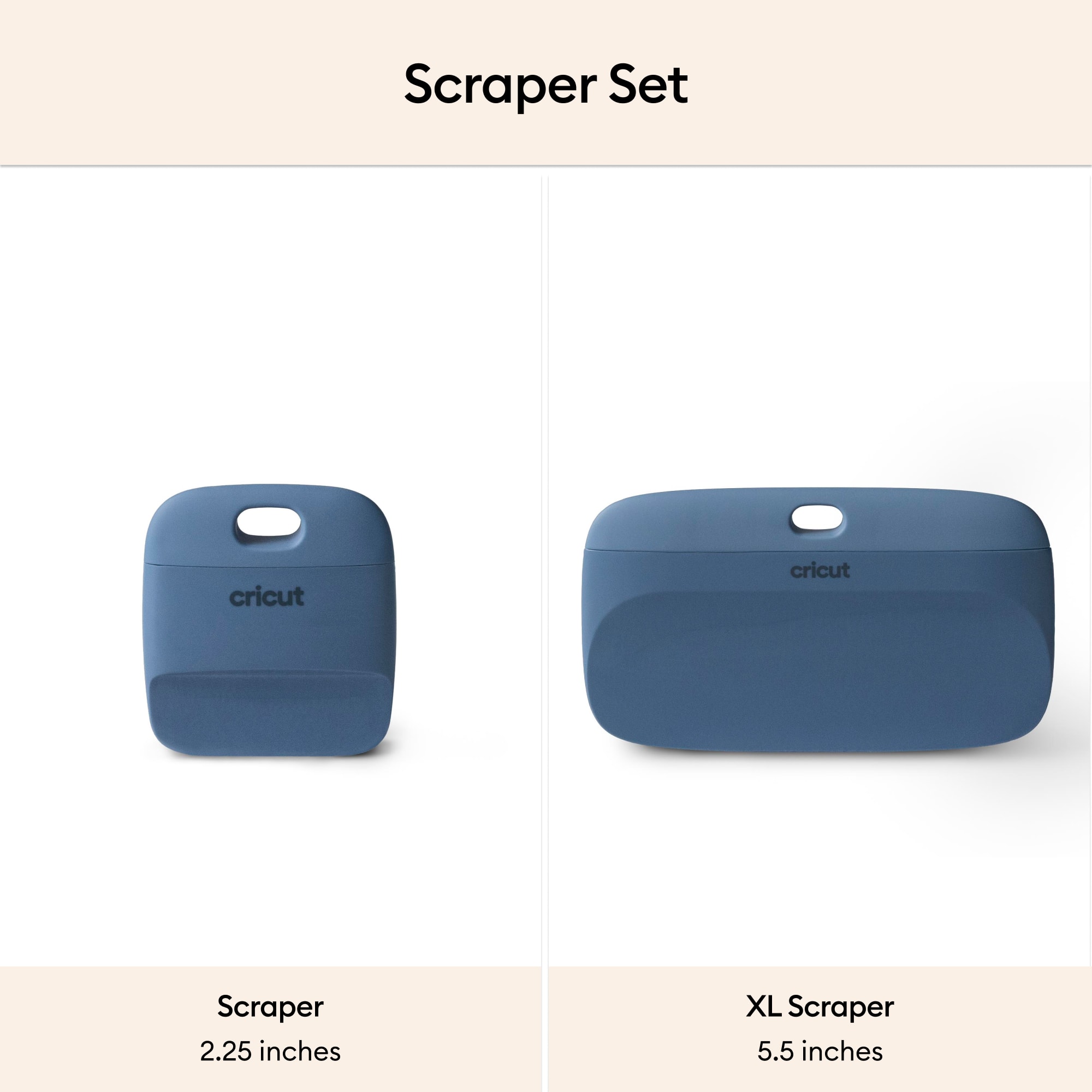Cricut® Blue 2-Piece Scraper Tool Set