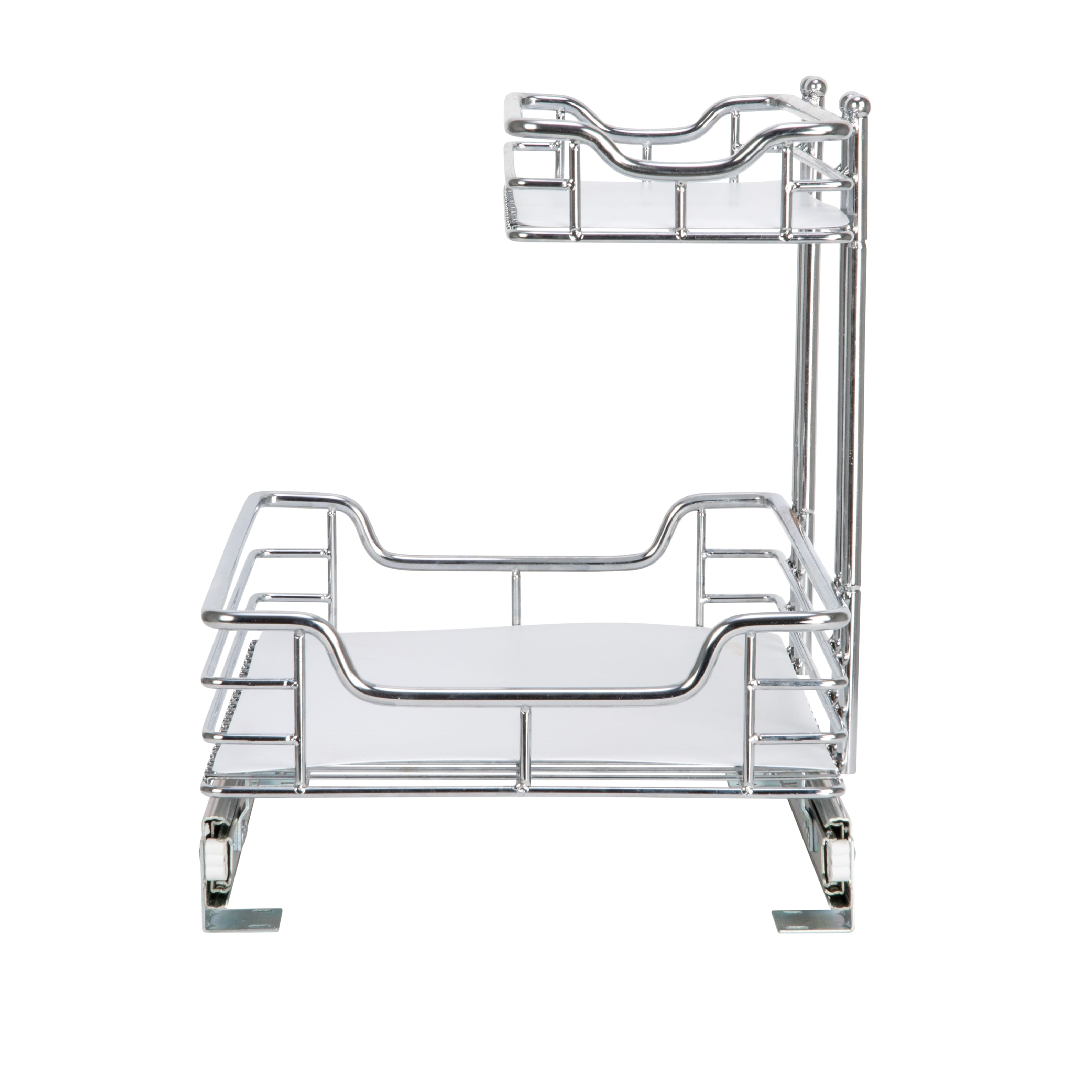 Household Essentials Glidez Lined 2-Tier Cabinet Organizer