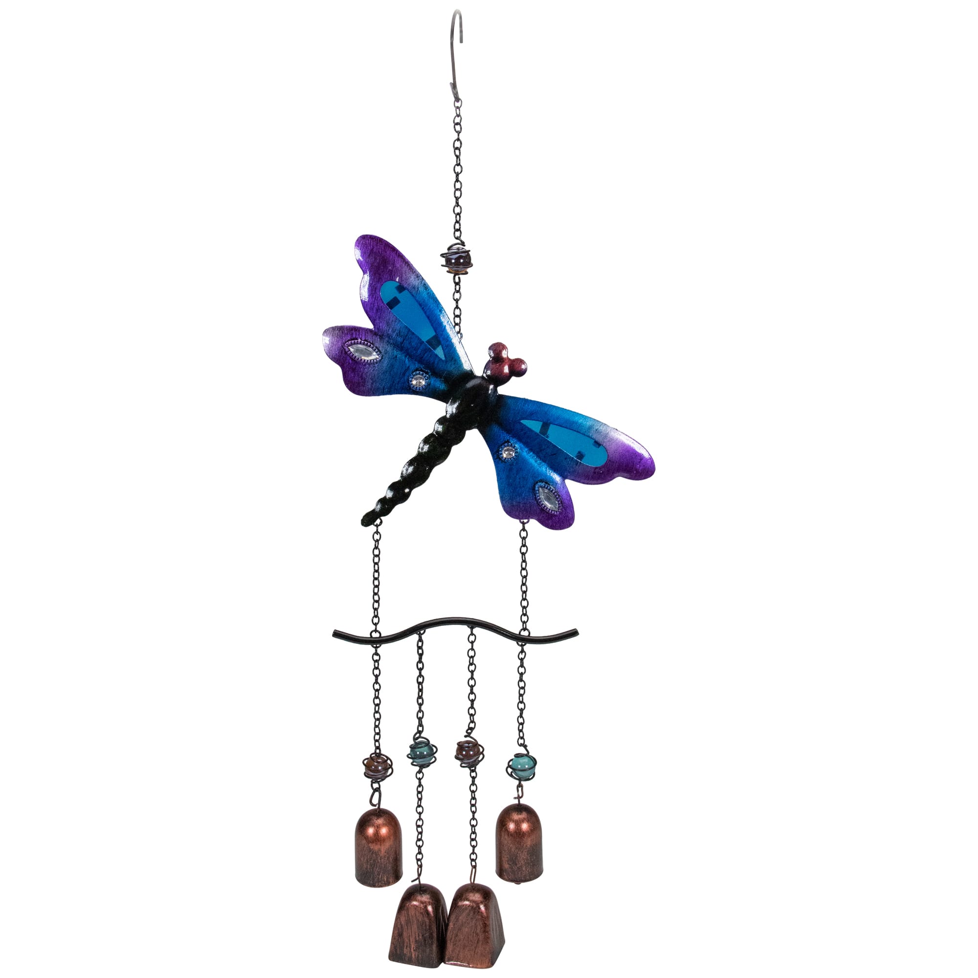 24" Purple & Bronze Dragonfly Outdoor Garden Windchime By Northlight | 24" x 9" x 1.25" | Michaels®
