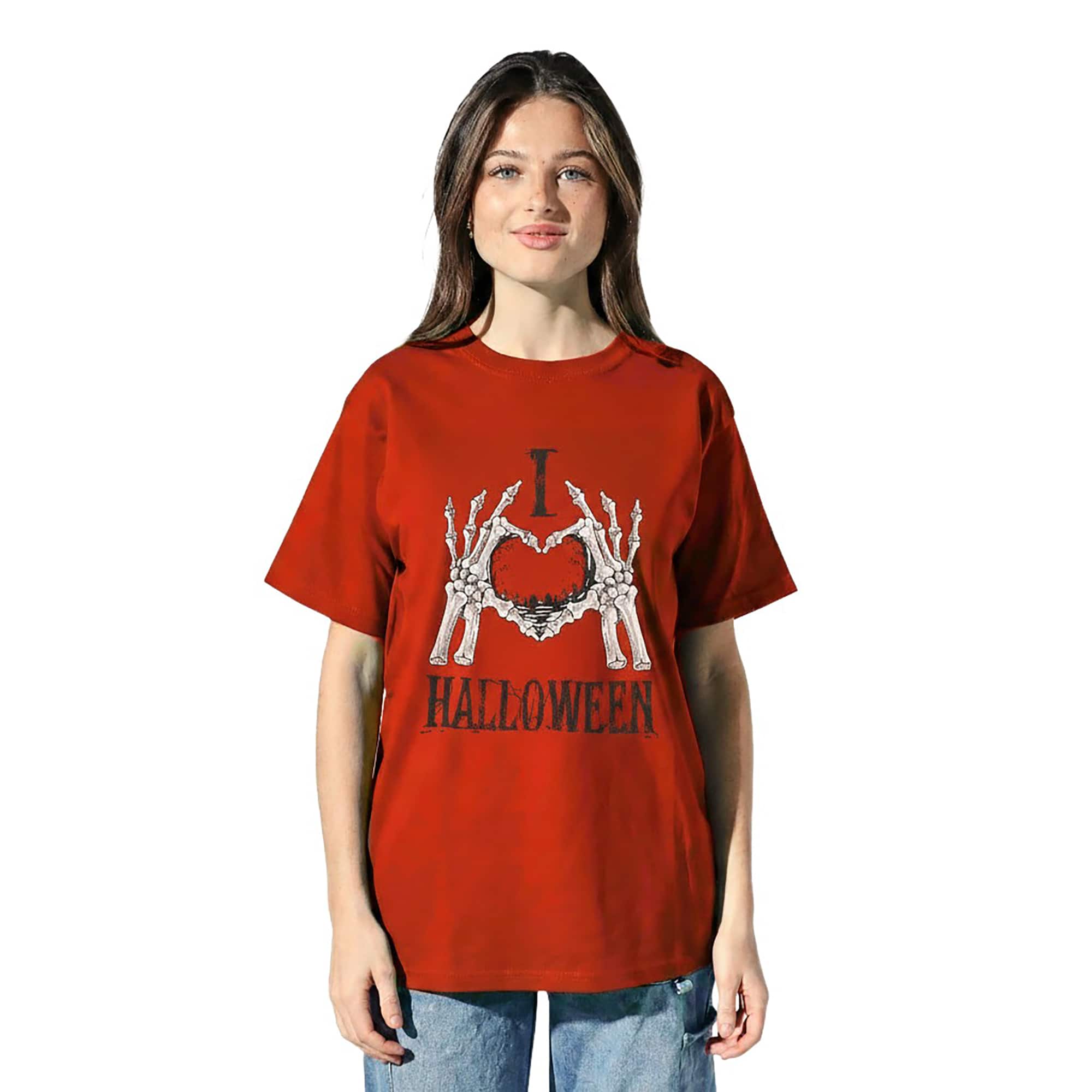 I Heart Halloween Adult T-Shirt