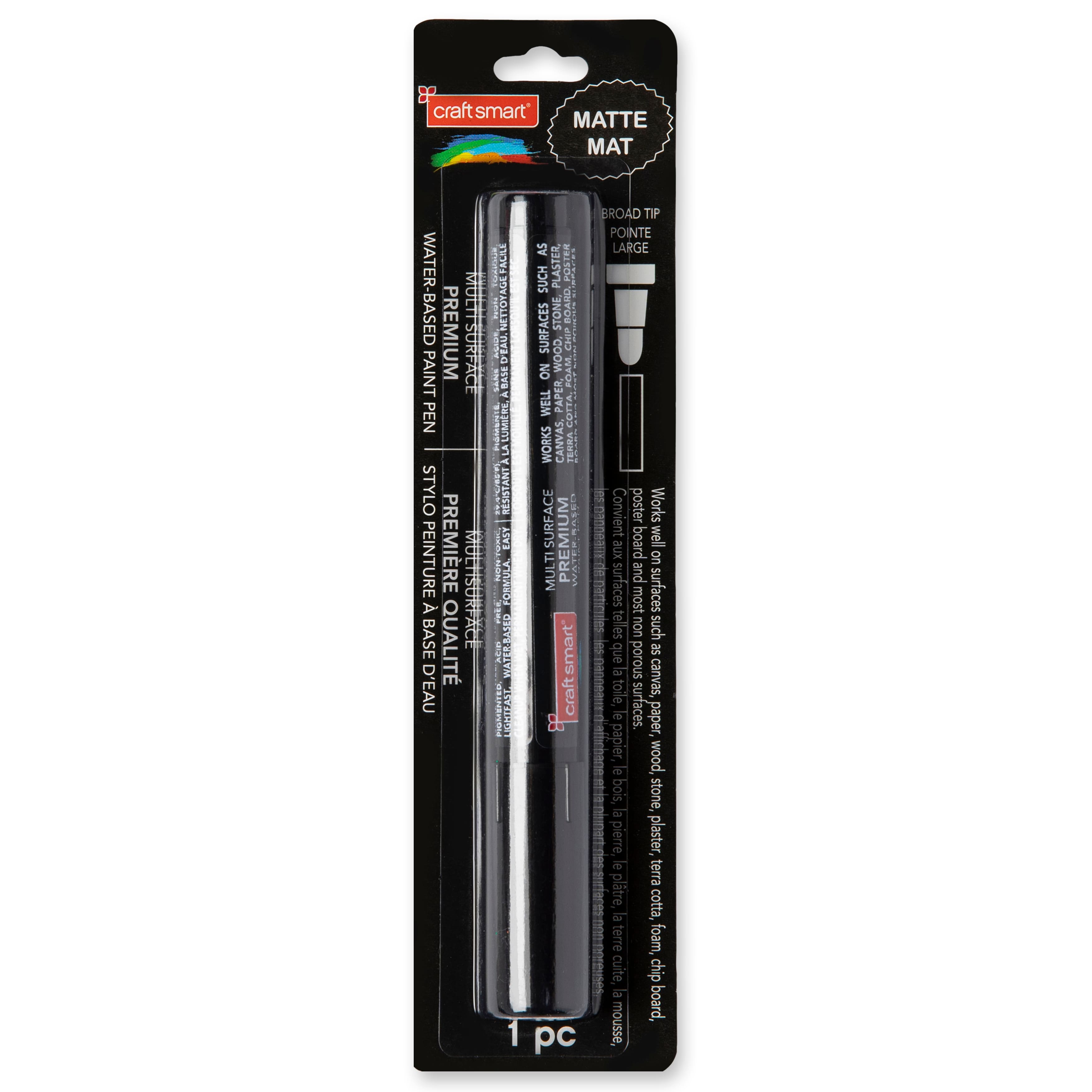 Premium Broad Tip Matte Water-Based Paint Pen by Craft Smart