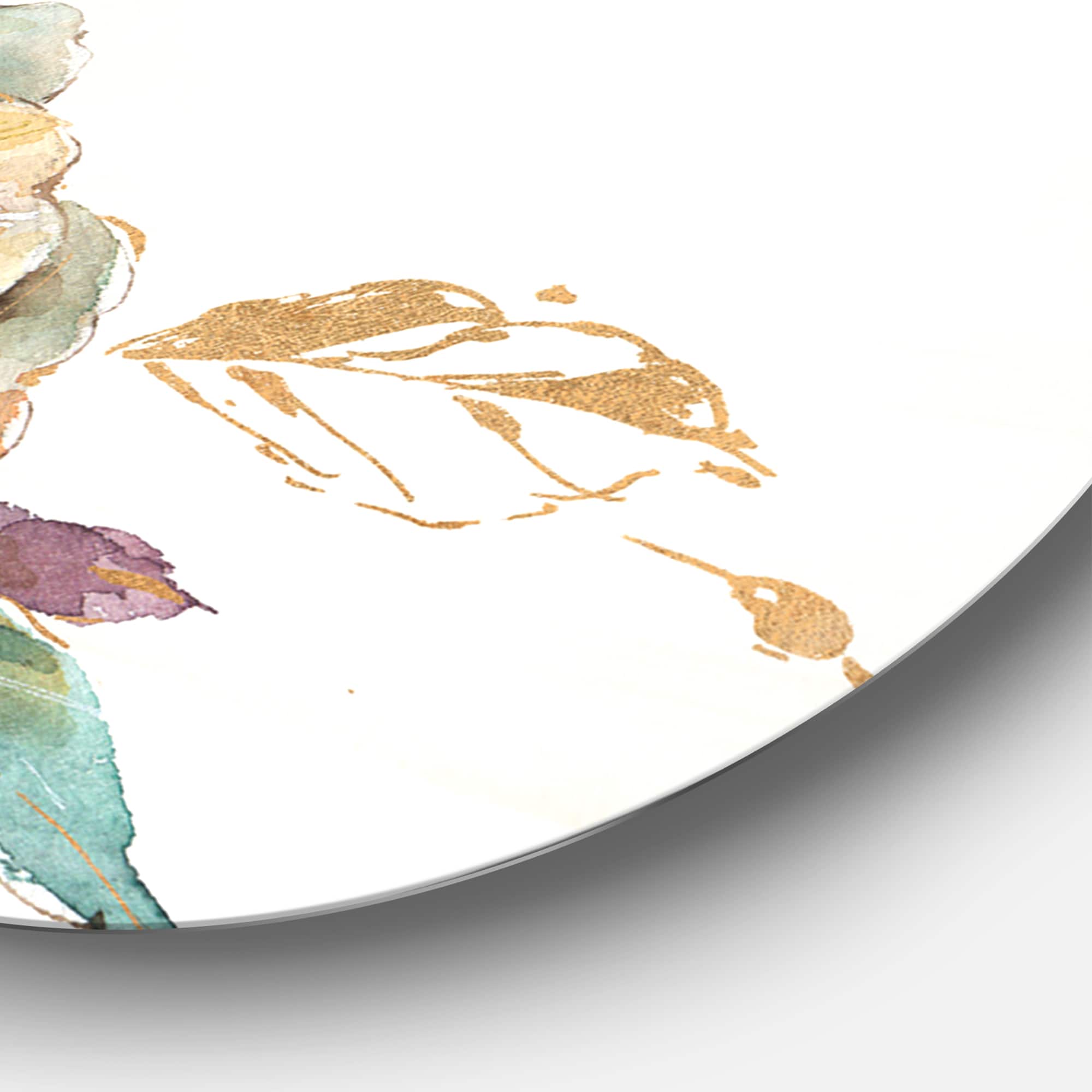 Designart - Farmhouse Bird on Flower Branch