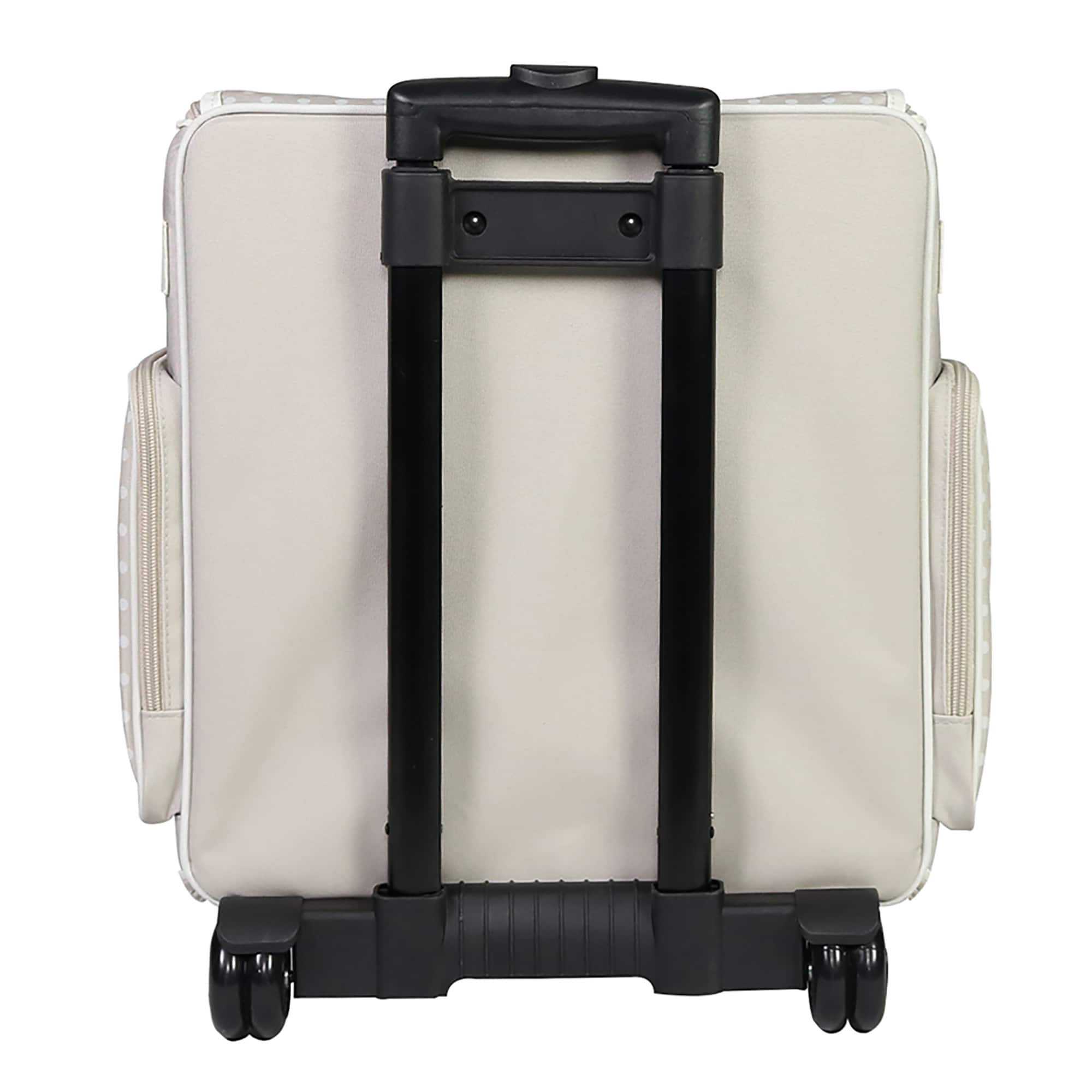 Everything Mary Tan Dot Rolling Scrapbooking Case