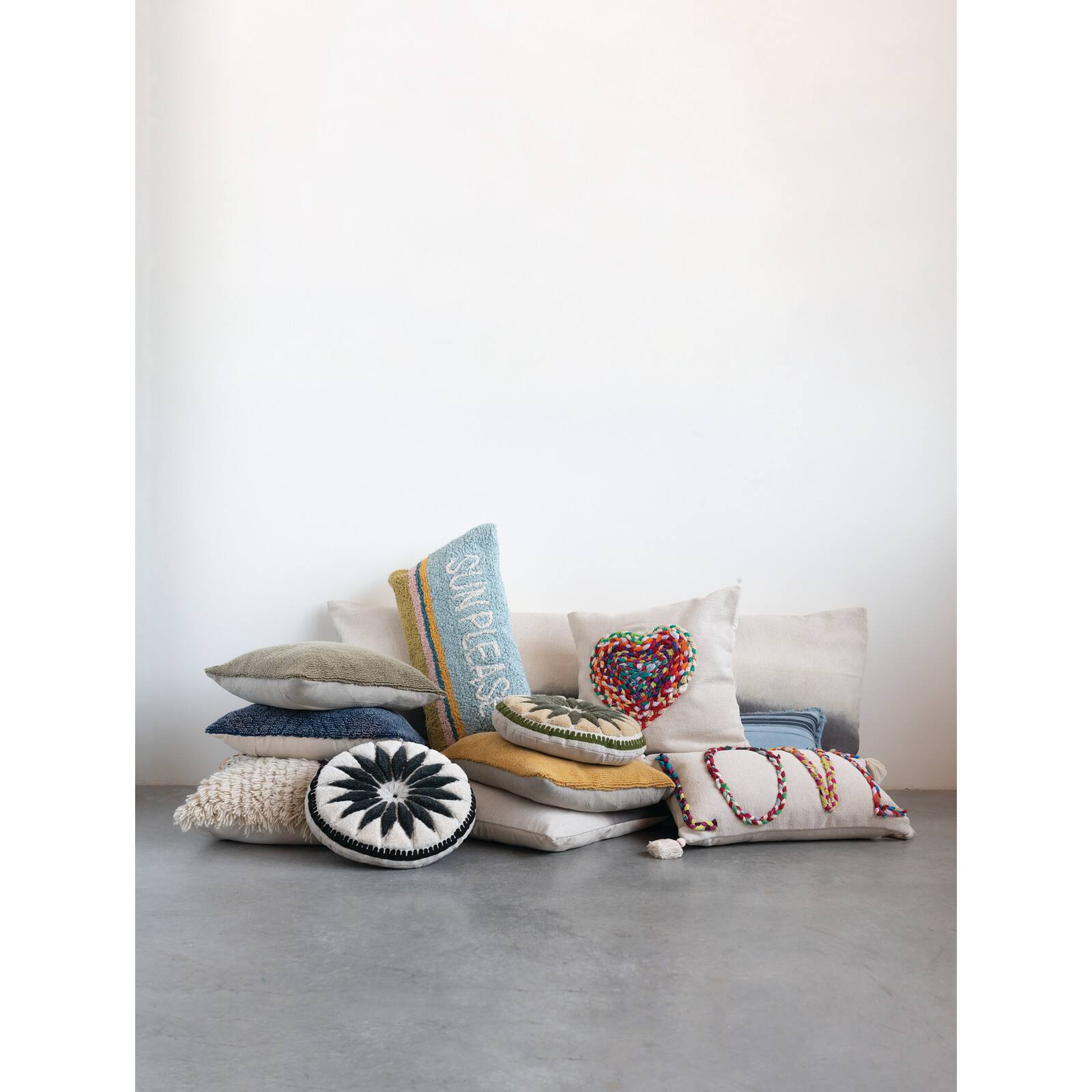 Hello Honey® Sun Please Cotton Striped Pillow