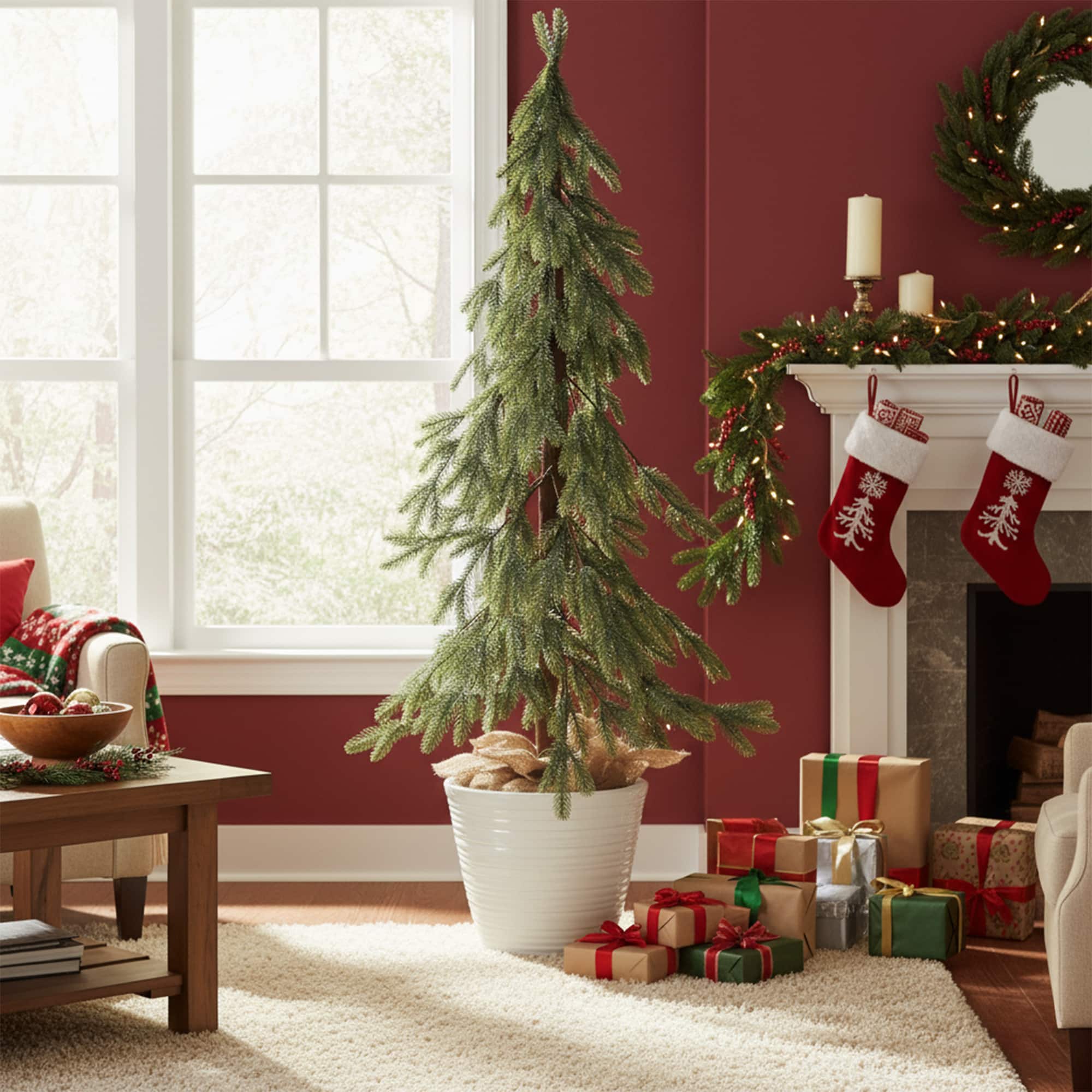 Northlight 5ft. Artificial Downswept Pine Christmas Tree