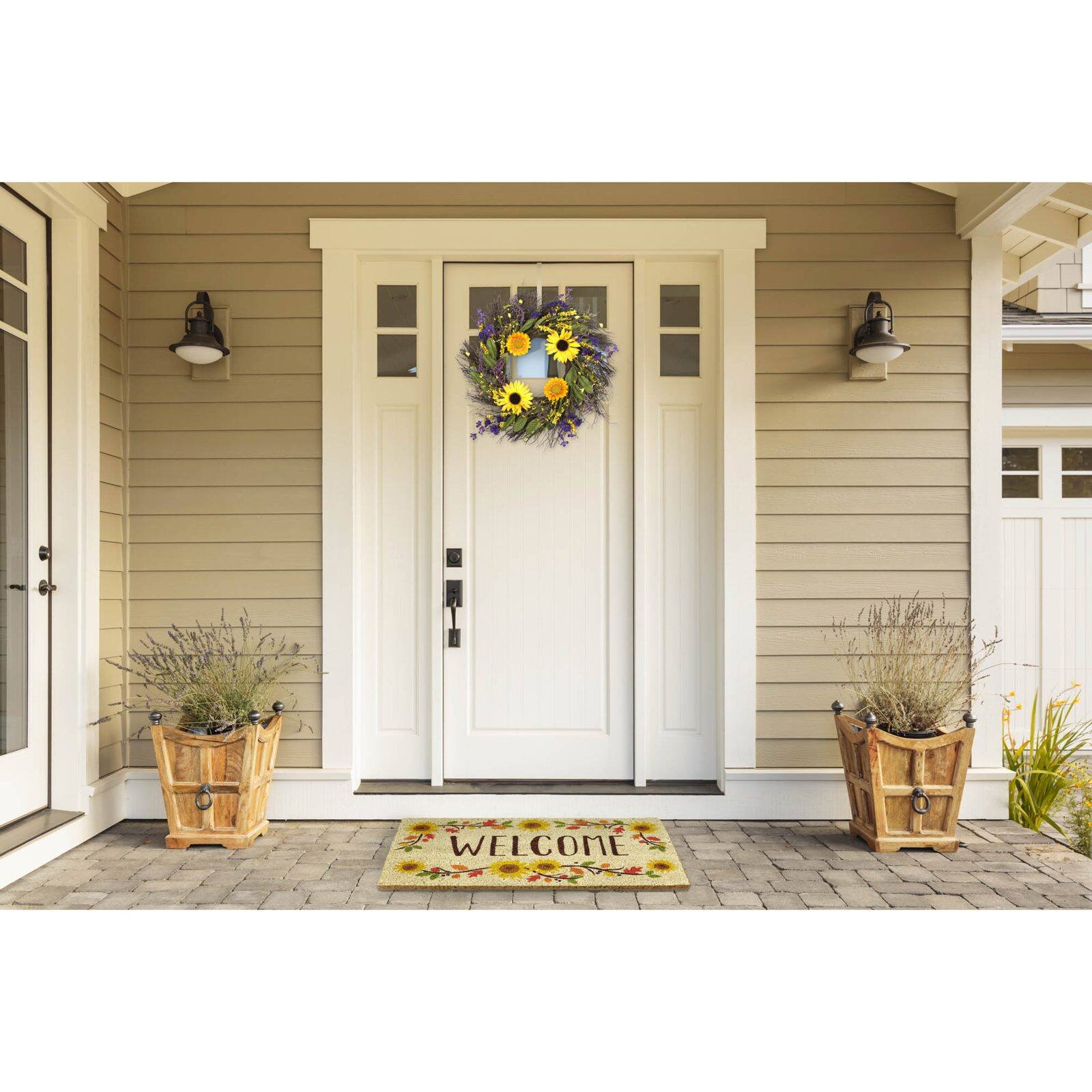 DII® 22" Sunflower Wreath