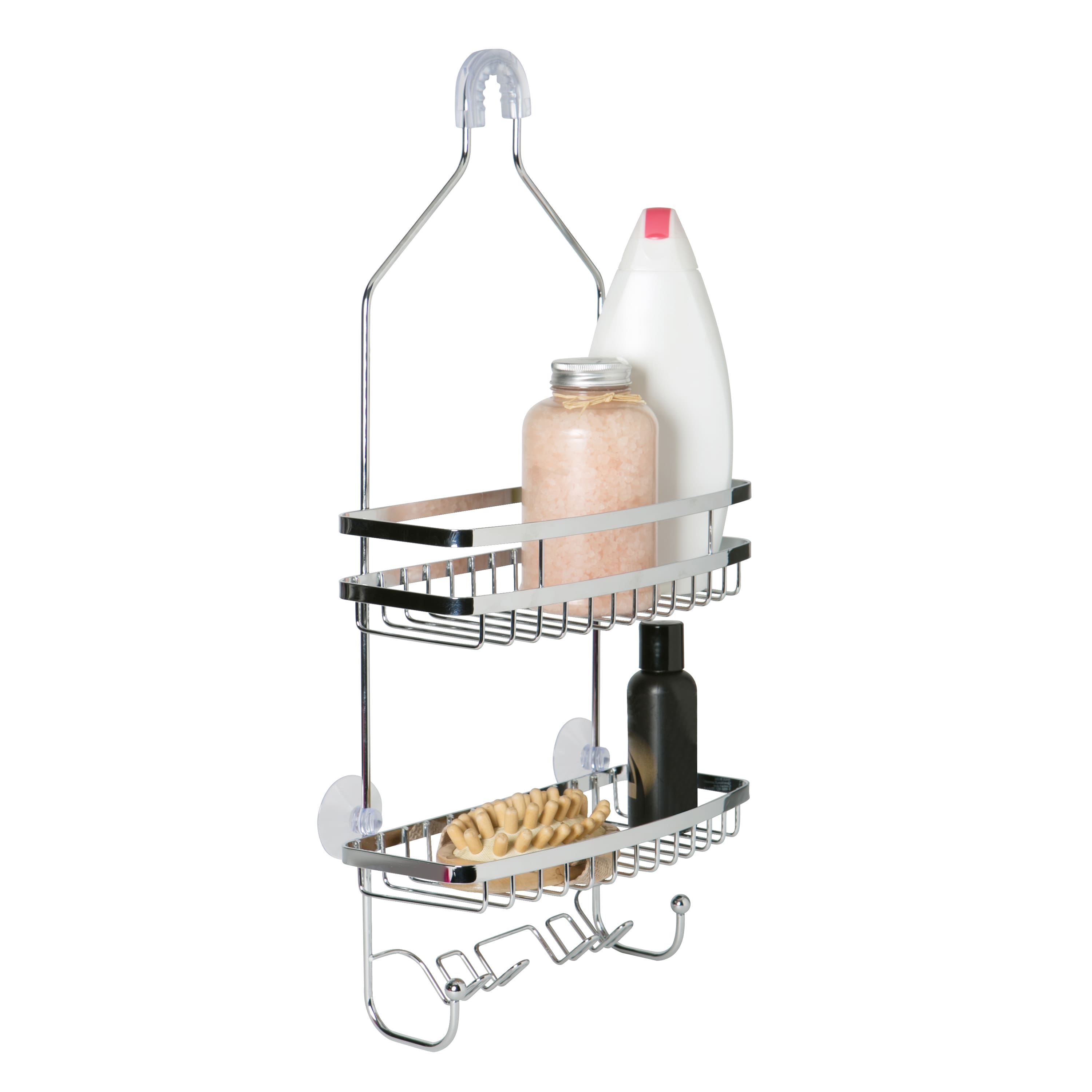 Bath Bliss Chrome Venice Shower Caddy