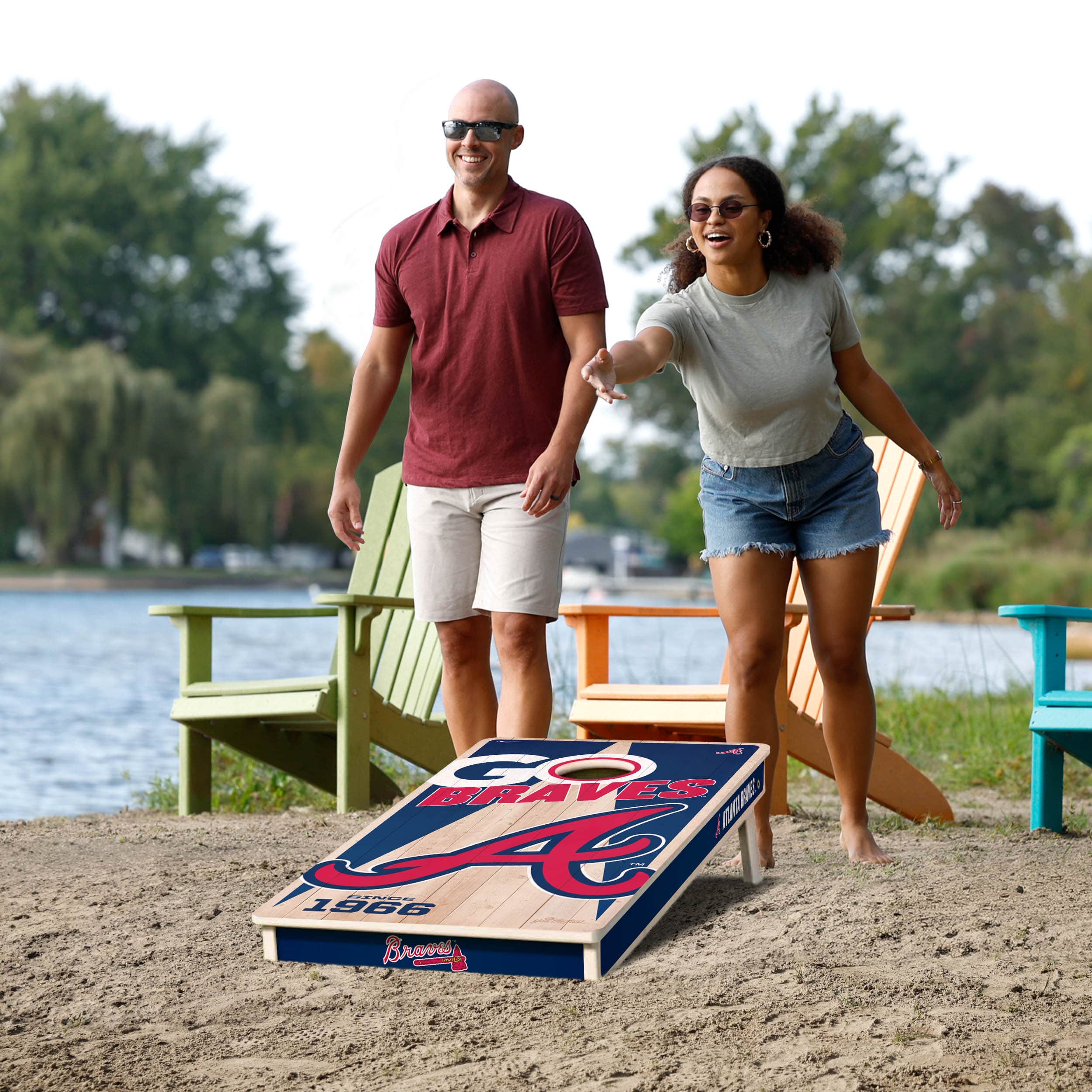 MLB 2ft. x 4ft. Cornhole Game