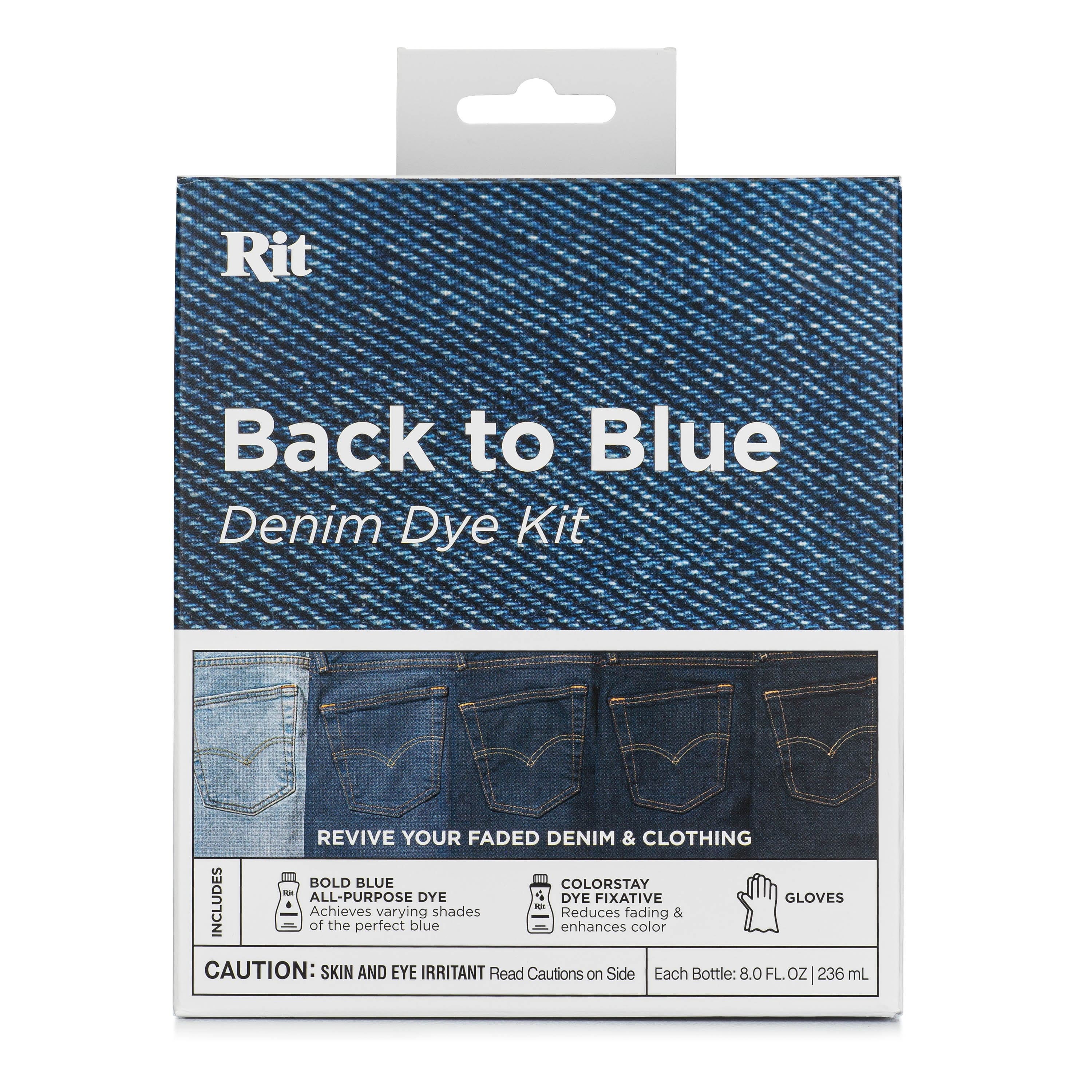 Rit® Back to Blue Denim Tie Dye Kit