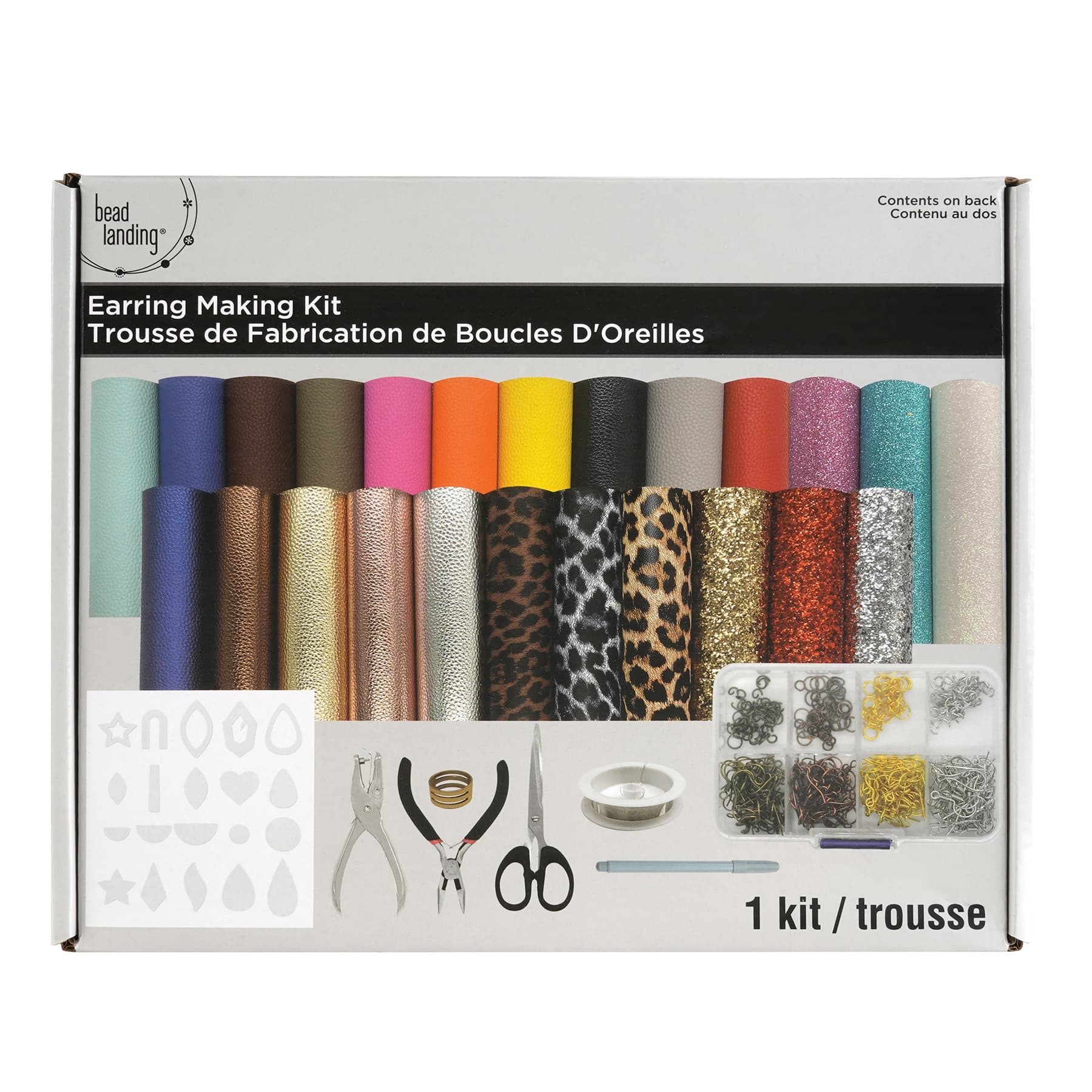 Faux Leather Earring Making Kit by Bead Landing™