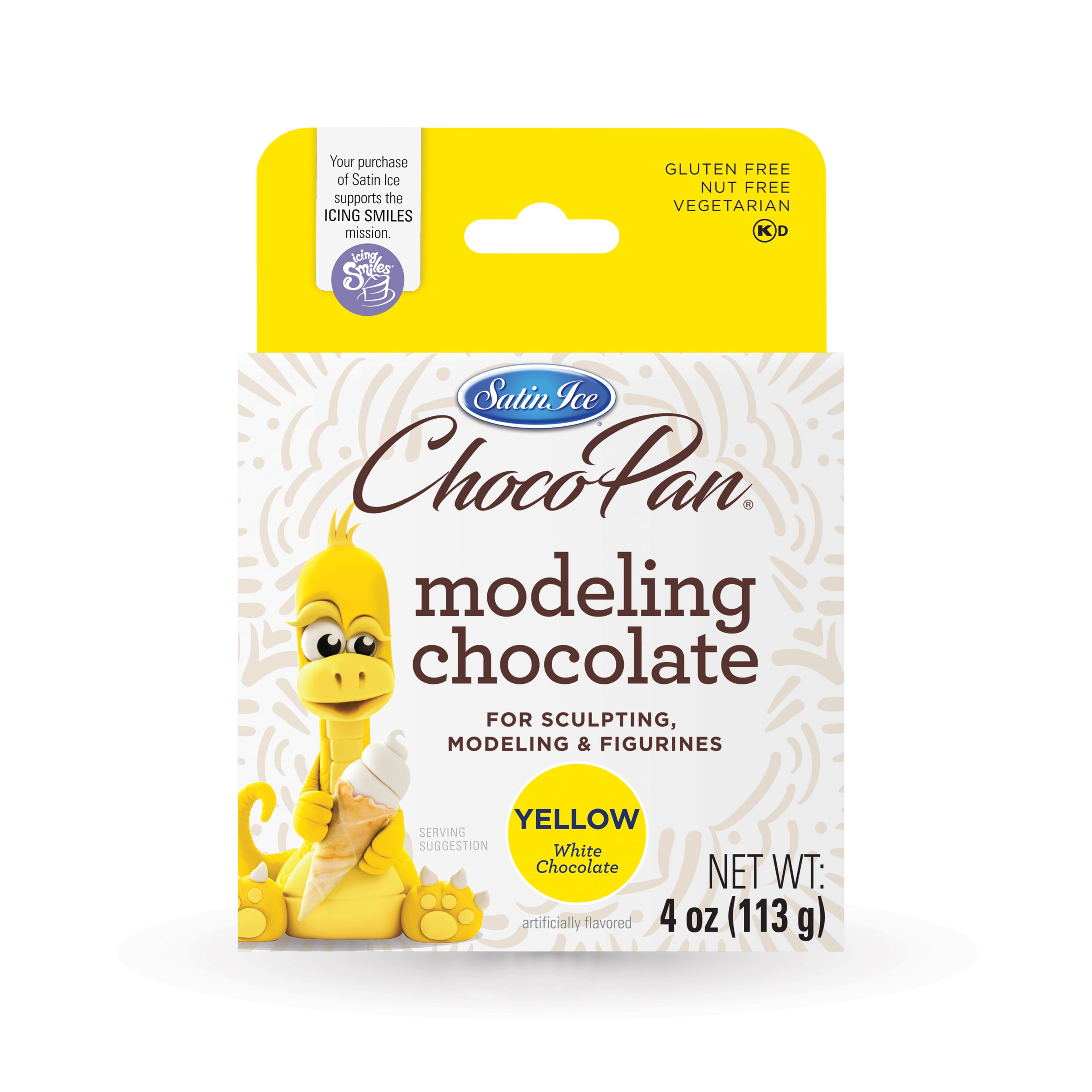 Satin Ice® ChocoPan® Modeling Chocolate, 4oz., Color: Yellow