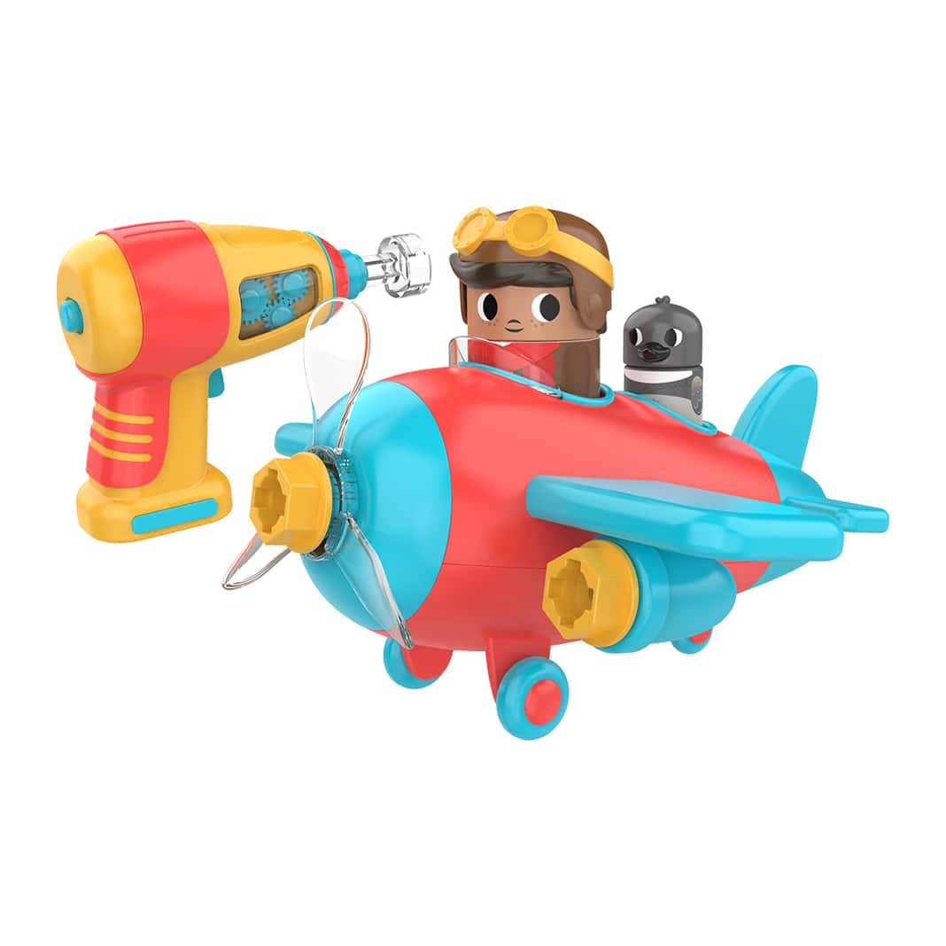 Educational Insights Design & Drill Bolt Buddies Plane