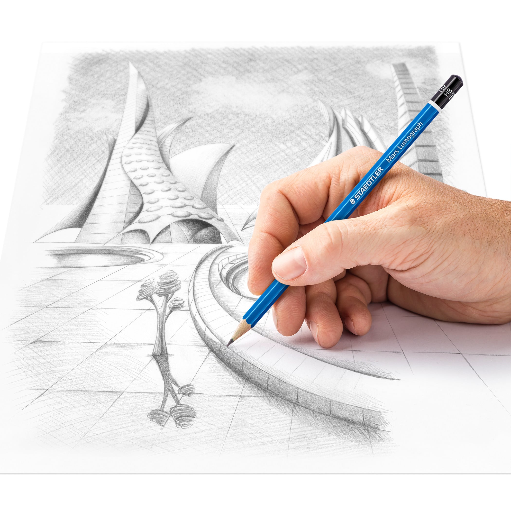 STAEDTLER® Mars® Lumograph® Pencil & Watercolor Sketching Set